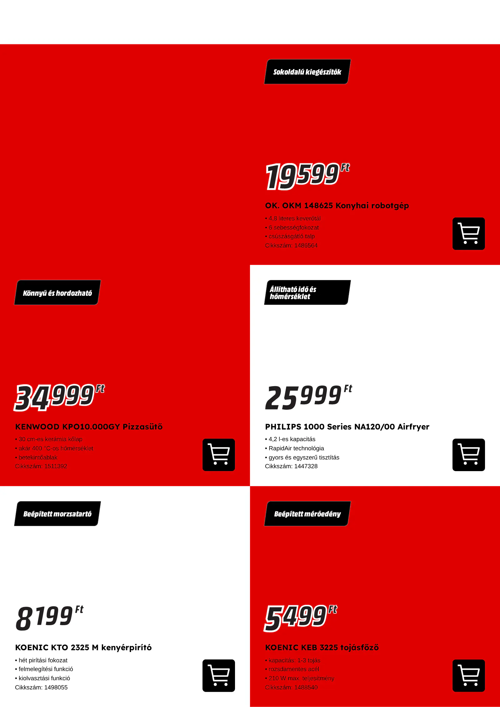 Media Markt reklámújság, 29 éve bekapcsolva, 5. oldal (okt. 7–18.)