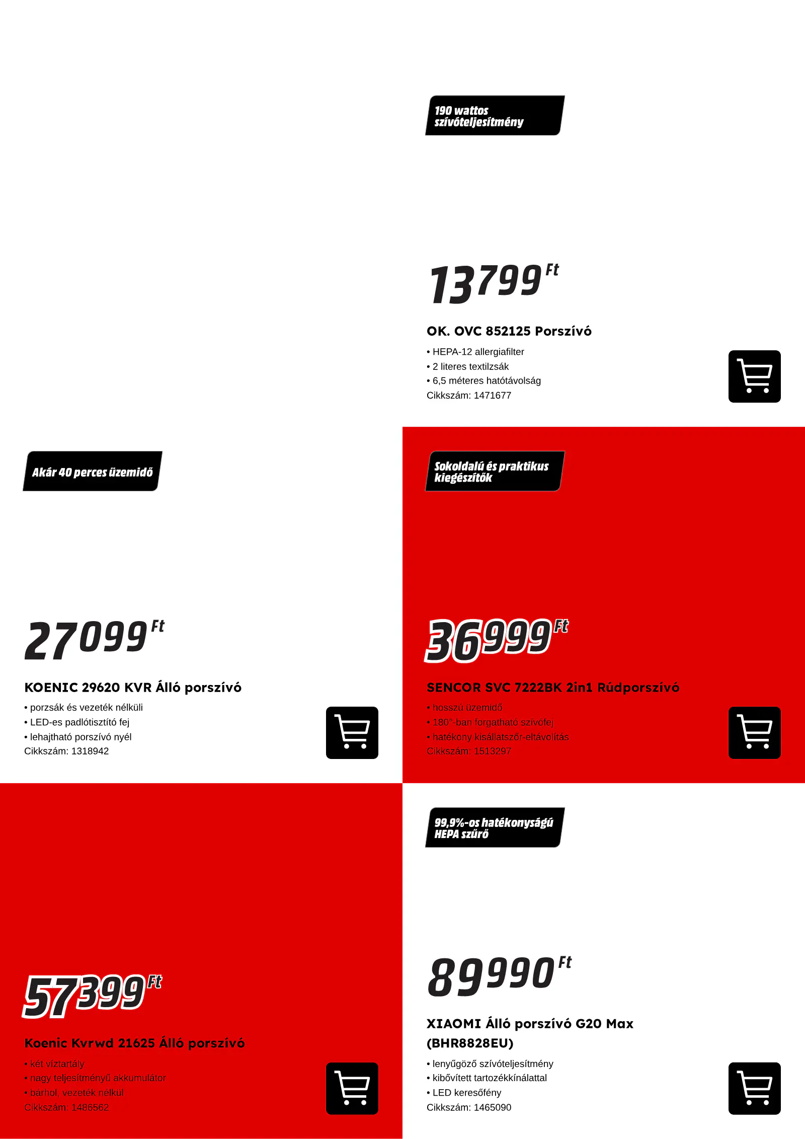 Media Markt reklámújság, 29 éve bekapcsolva, 6. oldal (okt. 7–18.)