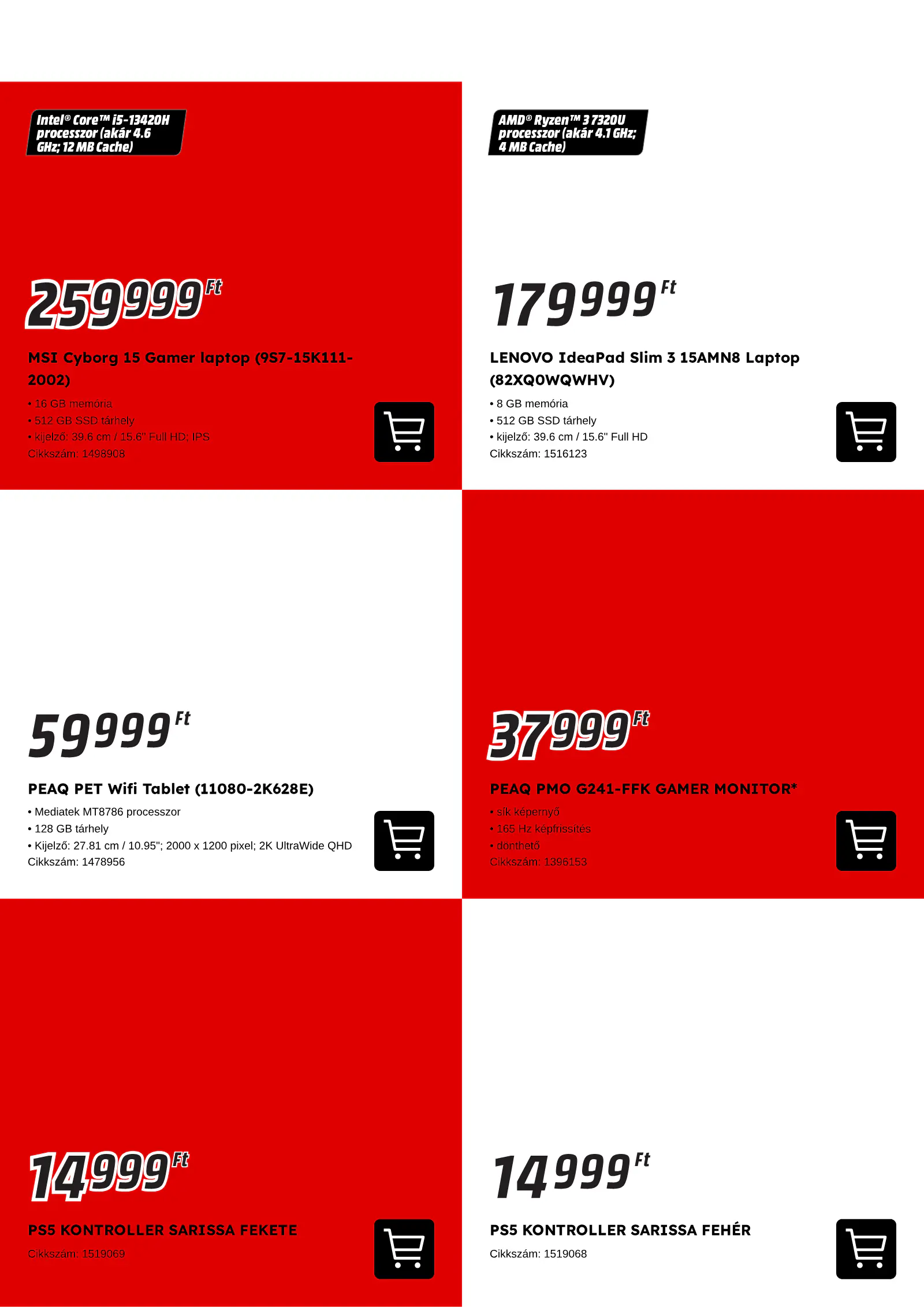 Media Markt reklámújság, 29 éve bekapcsolva, 12. oldal (okt. 7–18.)