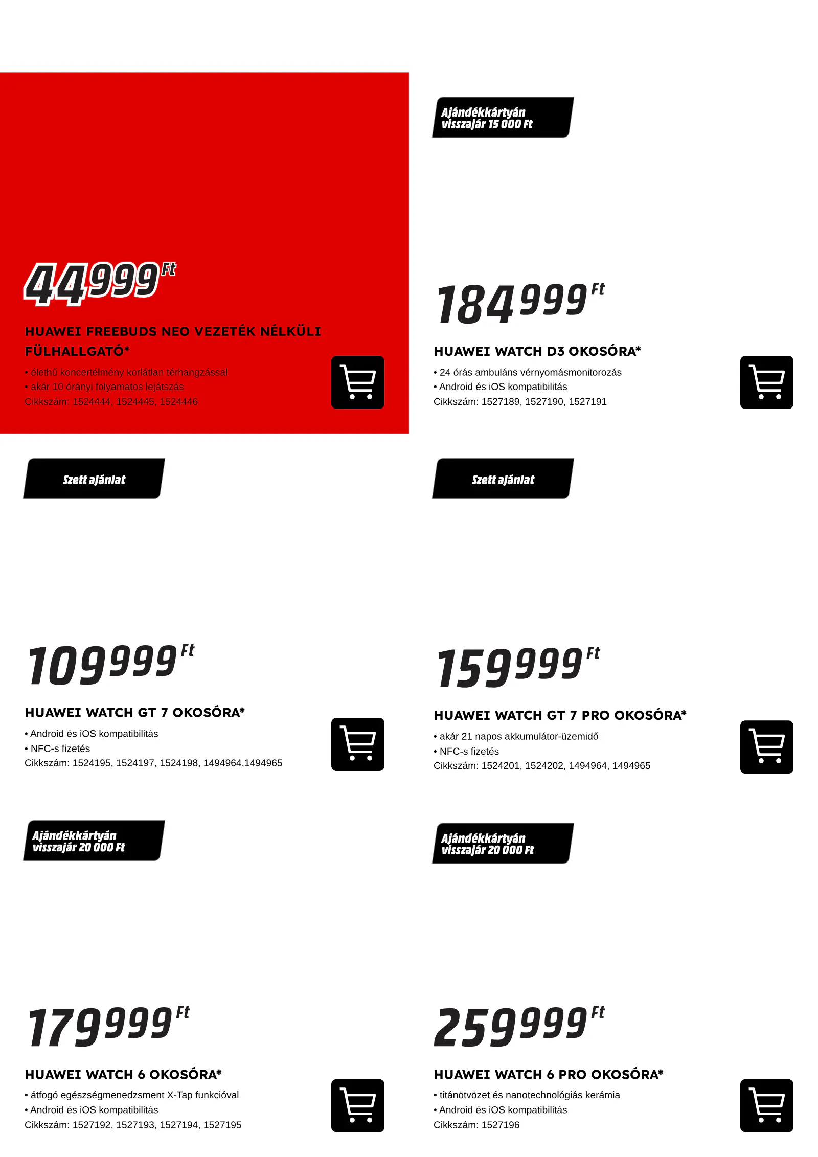 Media Markt reklámújság, 29 éve bekapcsolva, 13. oldal (okt. 7–18.)