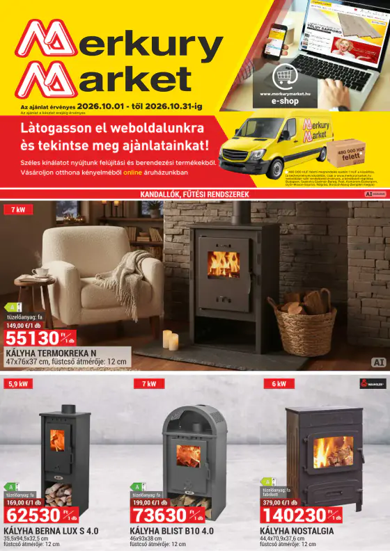 Merkury Market szórólap – okt. 1–31.
