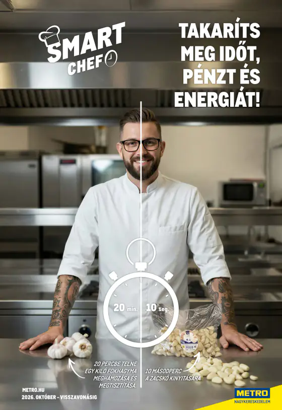Metro Smart Chef katalógus – okt. 1-jétől