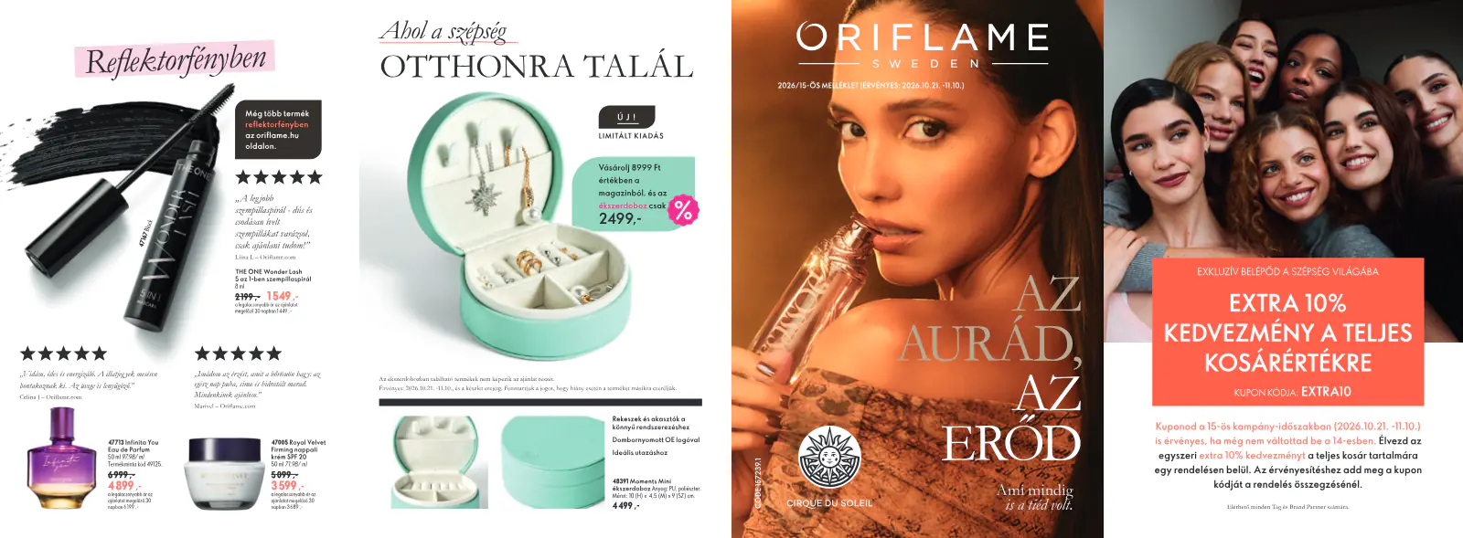 Oriflame akciós újság, 2. oldal (okt. 21. – nov. 10.)