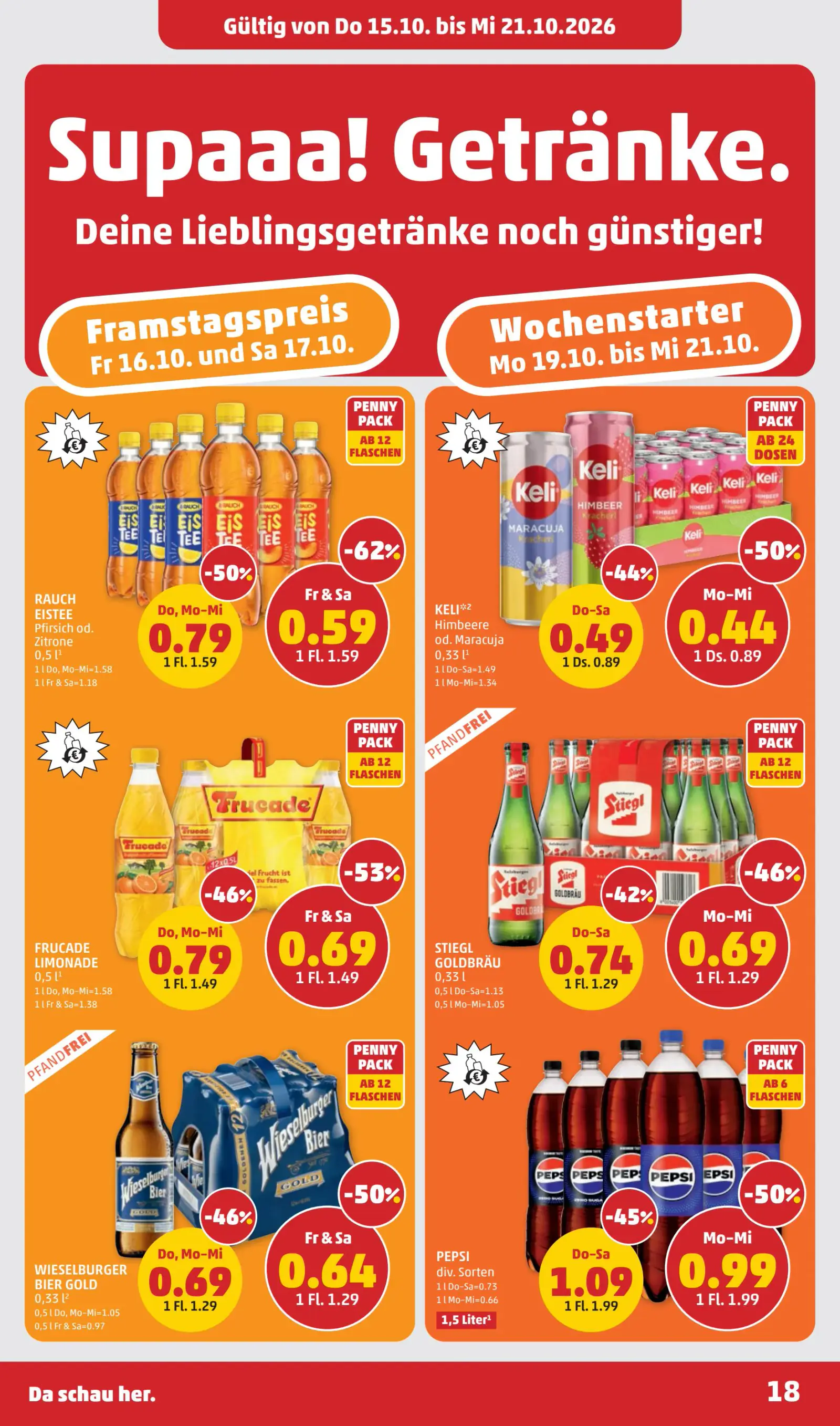 Penny Ausztria Digitalen Flugblatt, 18. oldal (okt. 15–21.)