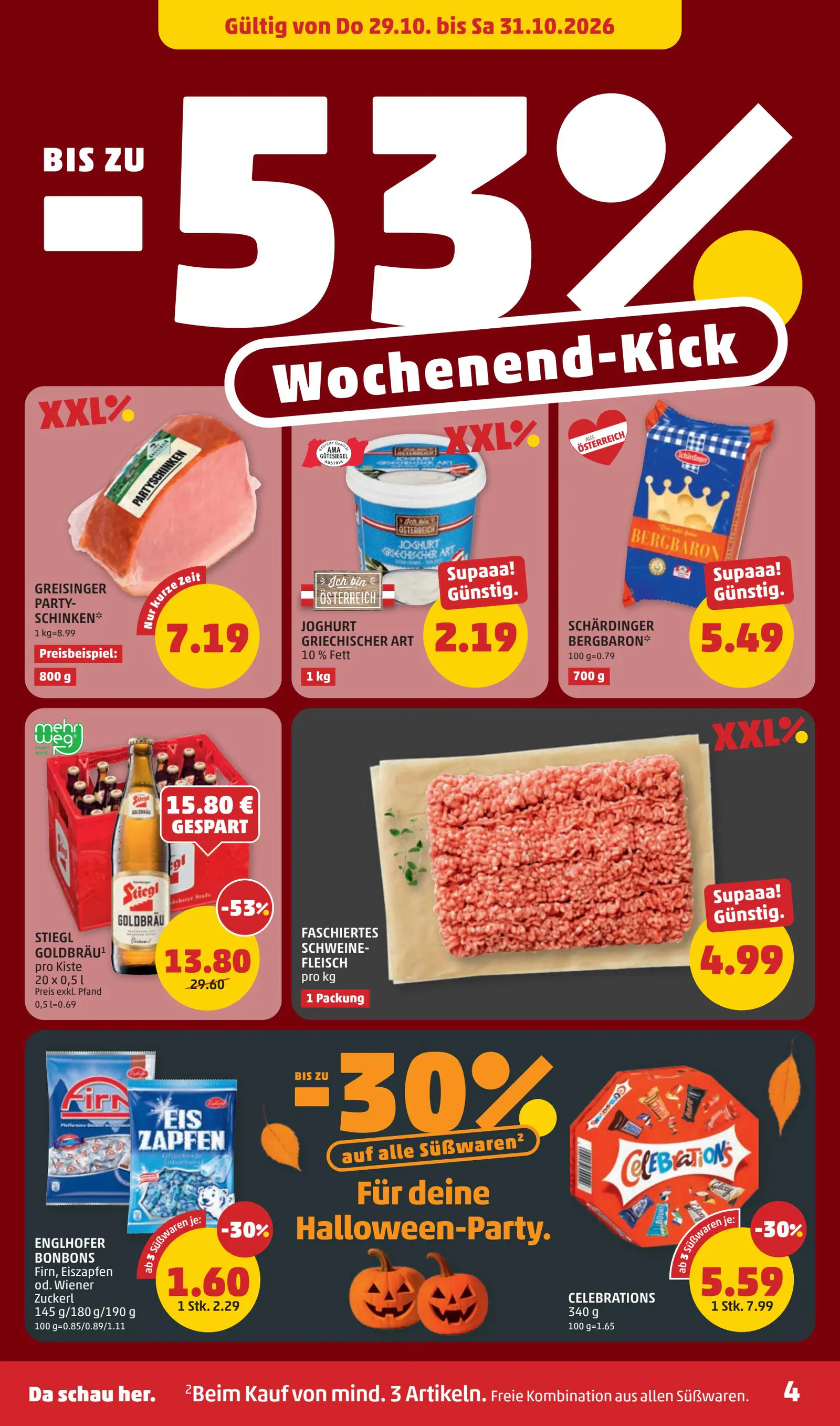 Digitalen PENNY Flugblatt, 4. oldal (okt. 29. – nov. 4.)