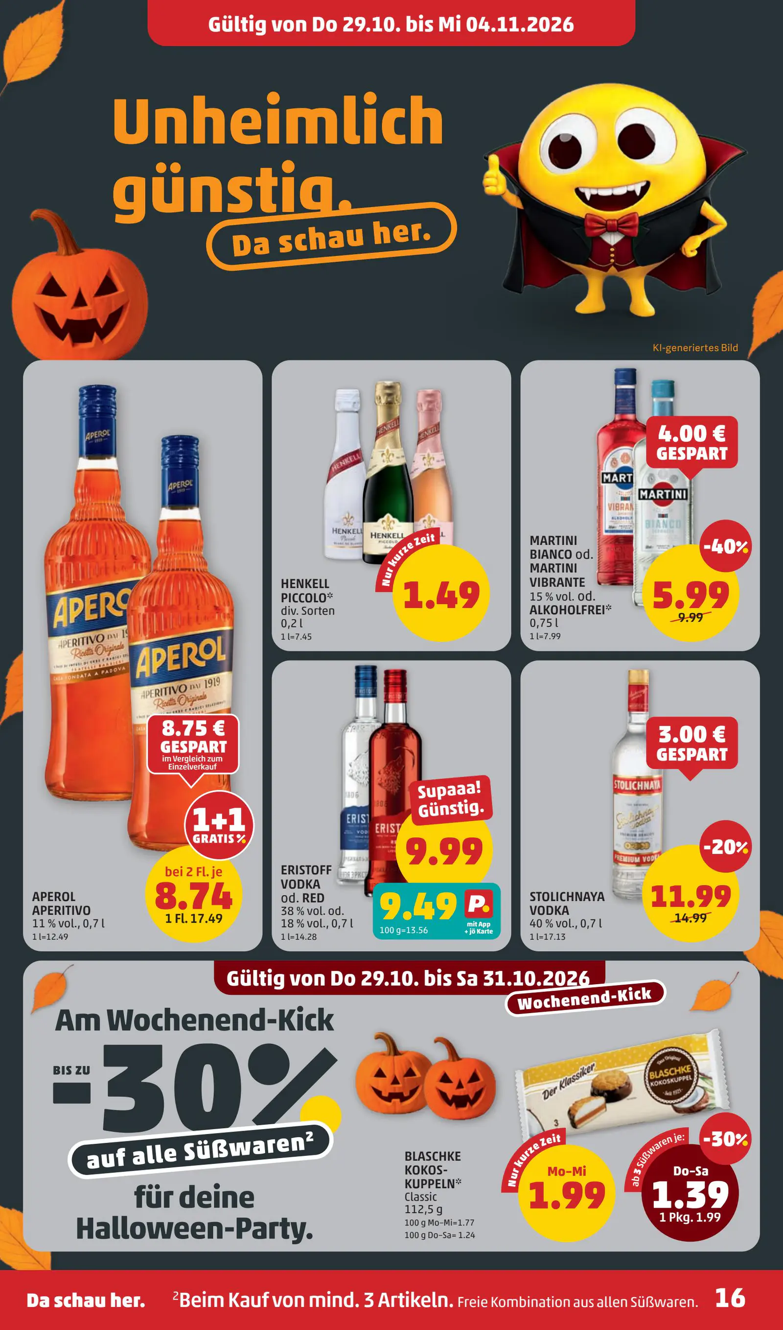 Digitalen PENNY Flugblatt, 16. oldal (okt. 29. – nov. 4.)