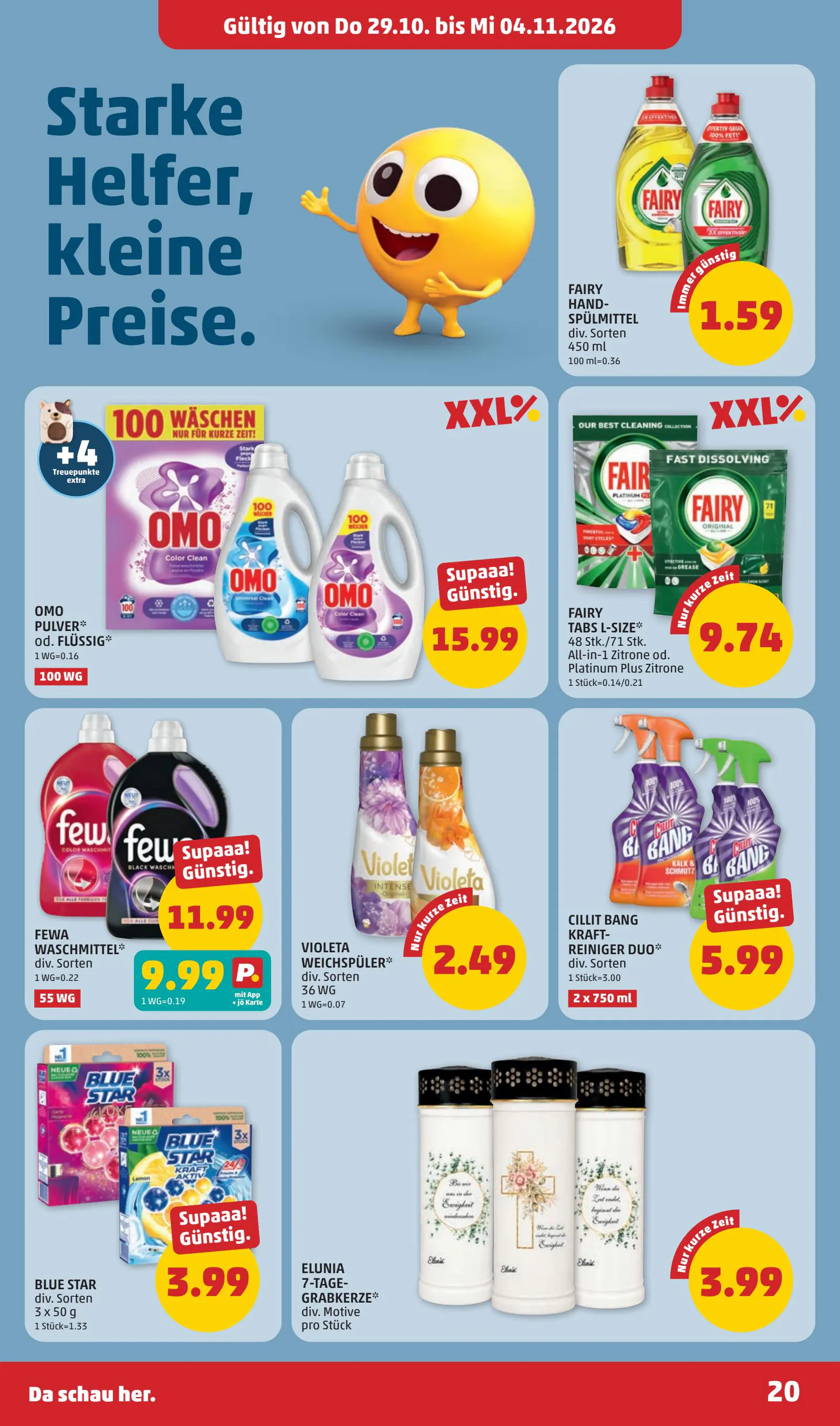 Digitalen PENNY Flugblatt, 20. oldal (okt. 29. – nov. 4.)