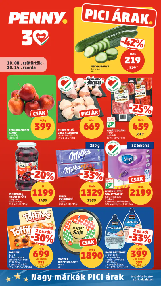 Penny Market 41. heti reklámújság – okt. 8–14.
