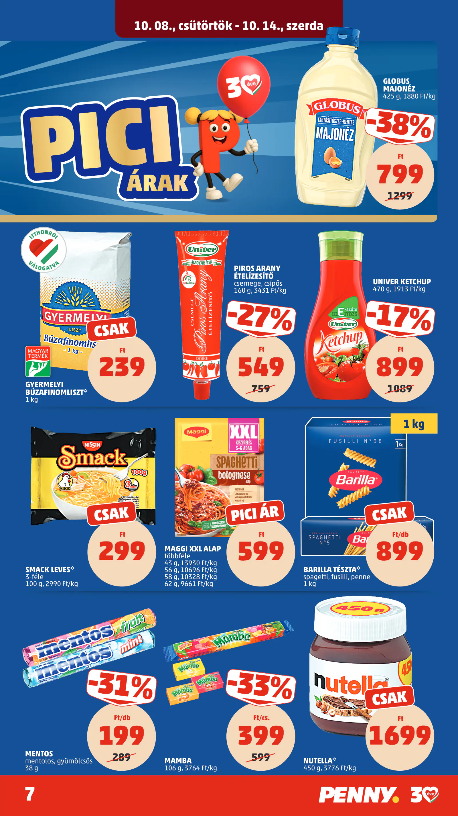Penny Market 41. heti reklámújság, 9. oldal (okt. 8–14.)