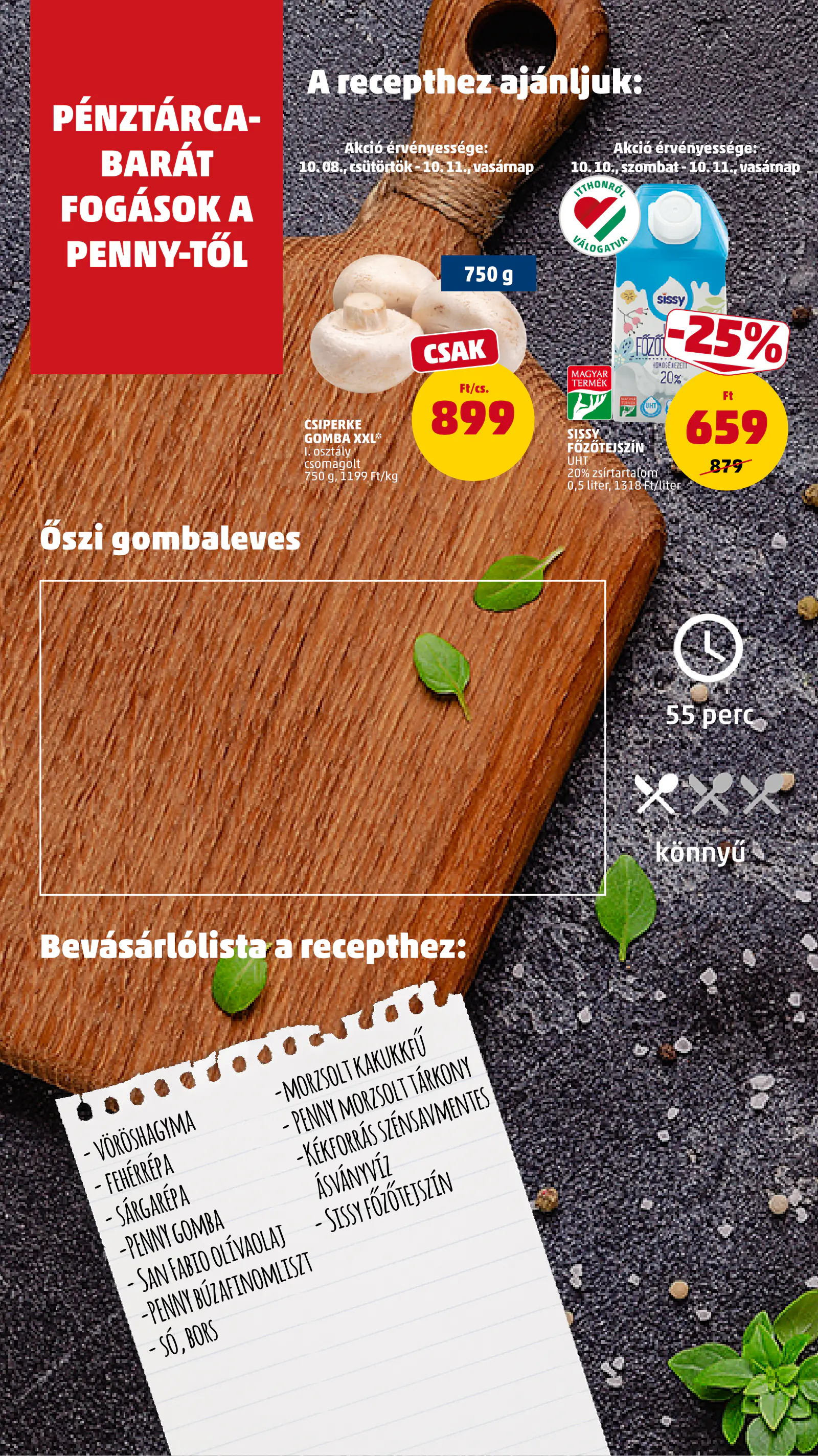 Penny Market 41. heti reklámújság, 12. oldal (okt. 8–14.)