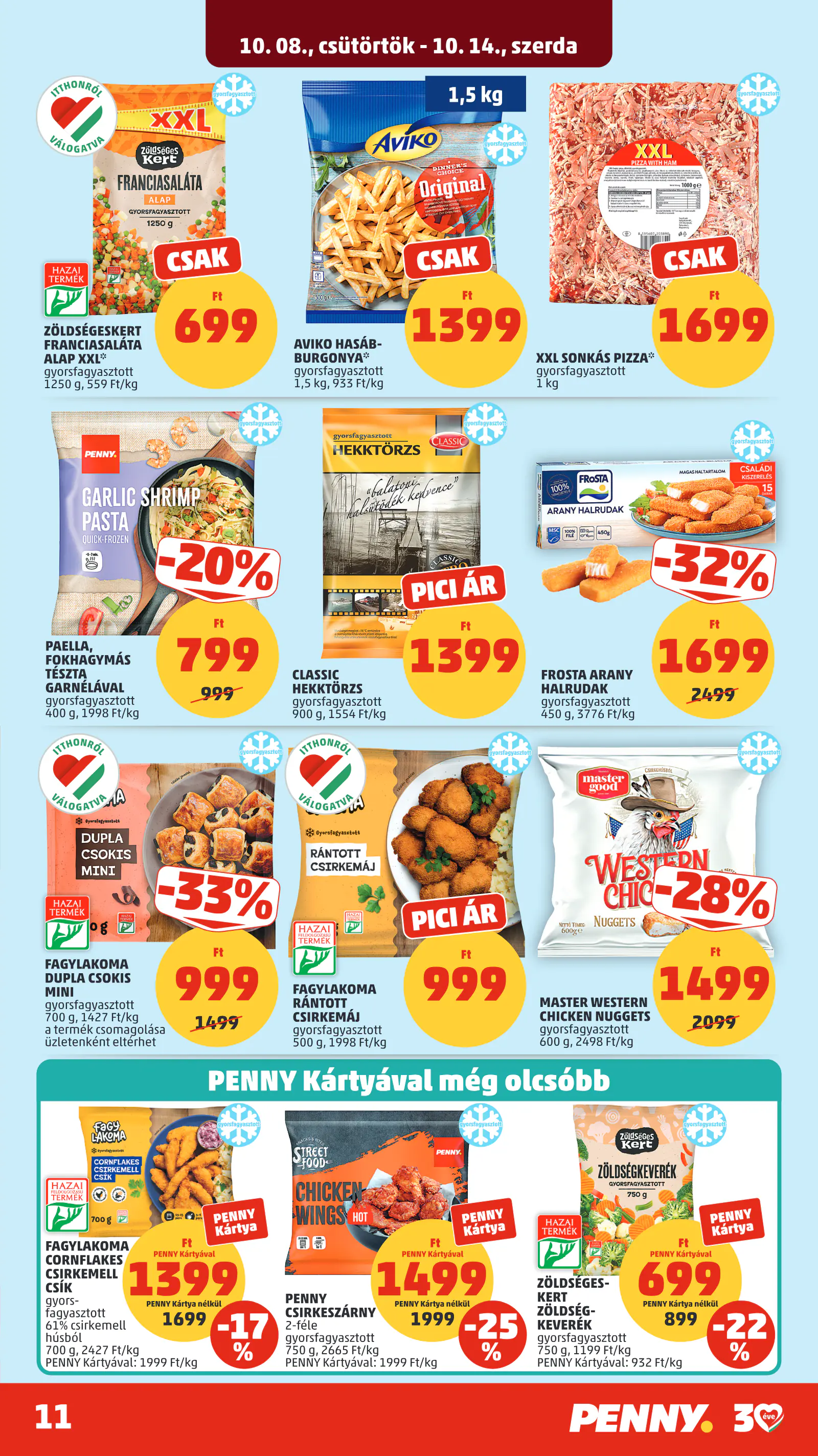 Penny Market 41. heti reklámújság, 15. oldal (okt. 8–14.)