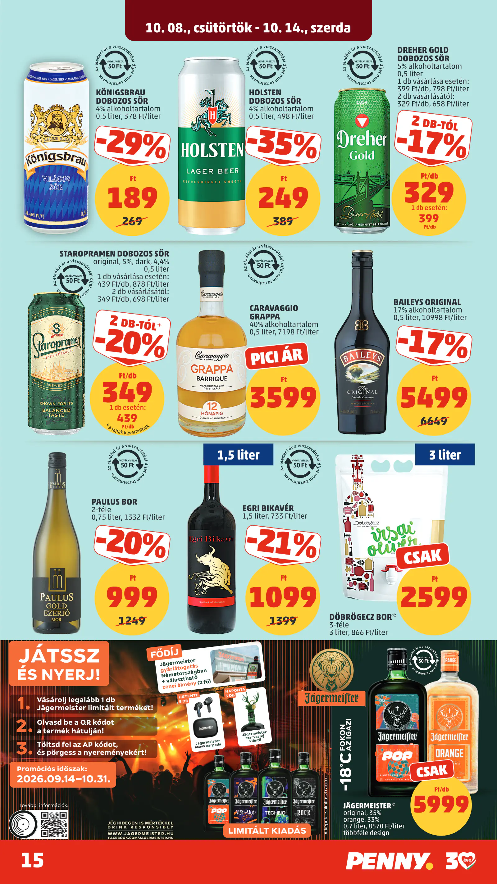 Penny Market 41. heti reklámújság, 19. oldal (okt. 8–14.)