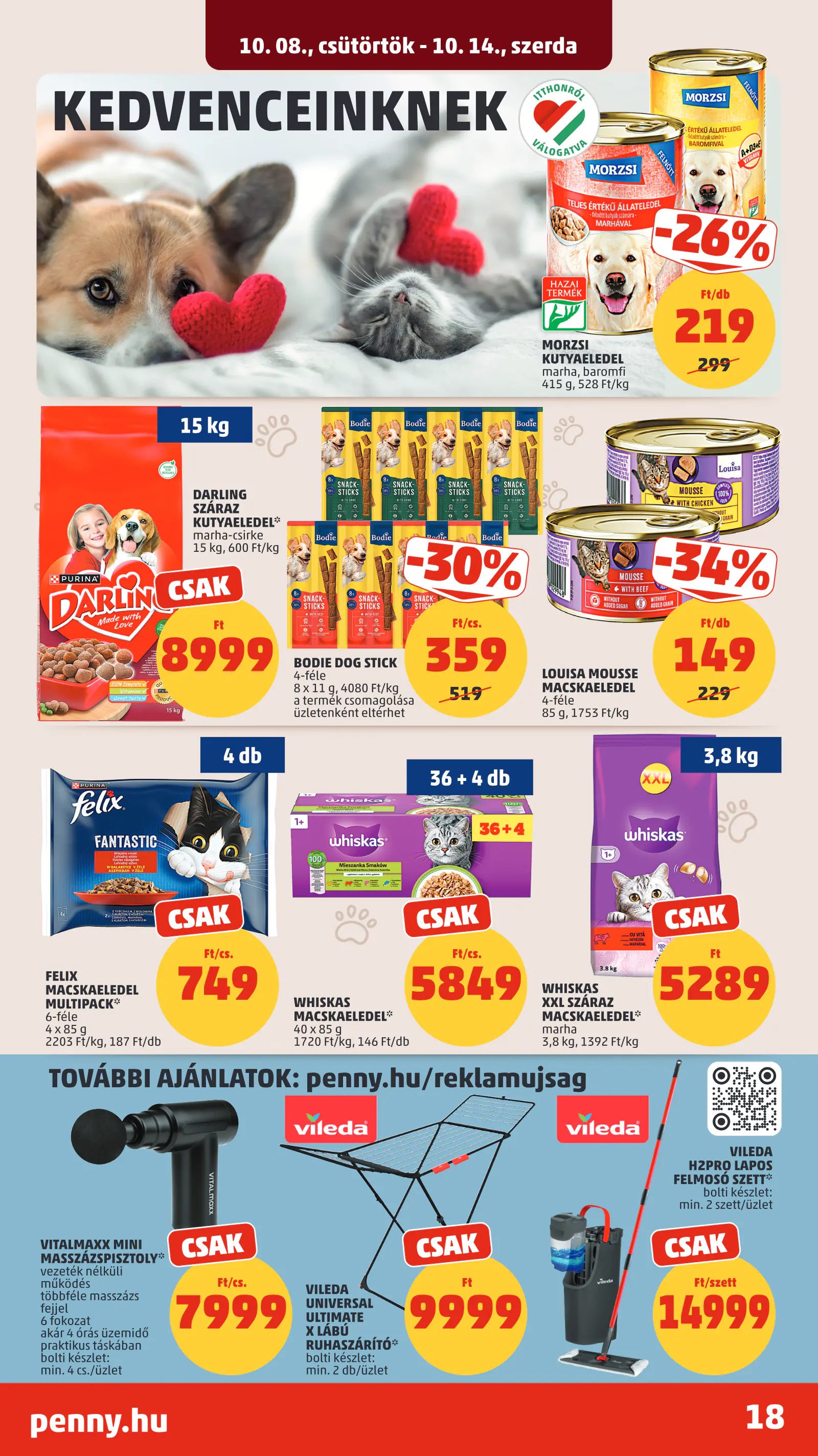 Penny Market 41. heti reklámújság, 22. oldal (okt. 8–14.)