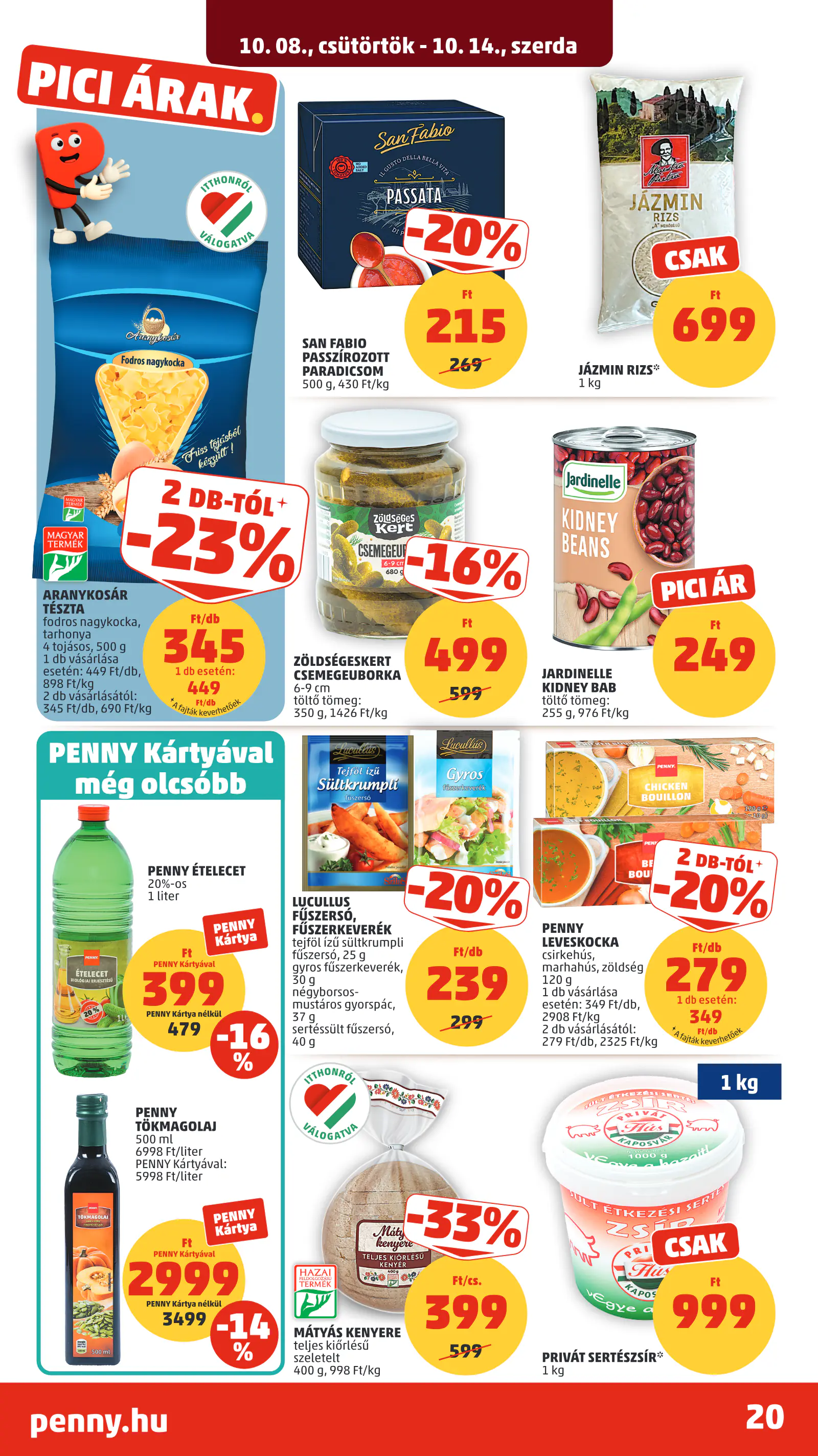 Penny Market 41. heti reklámújság, 24. oldal (okt. 8–14.)