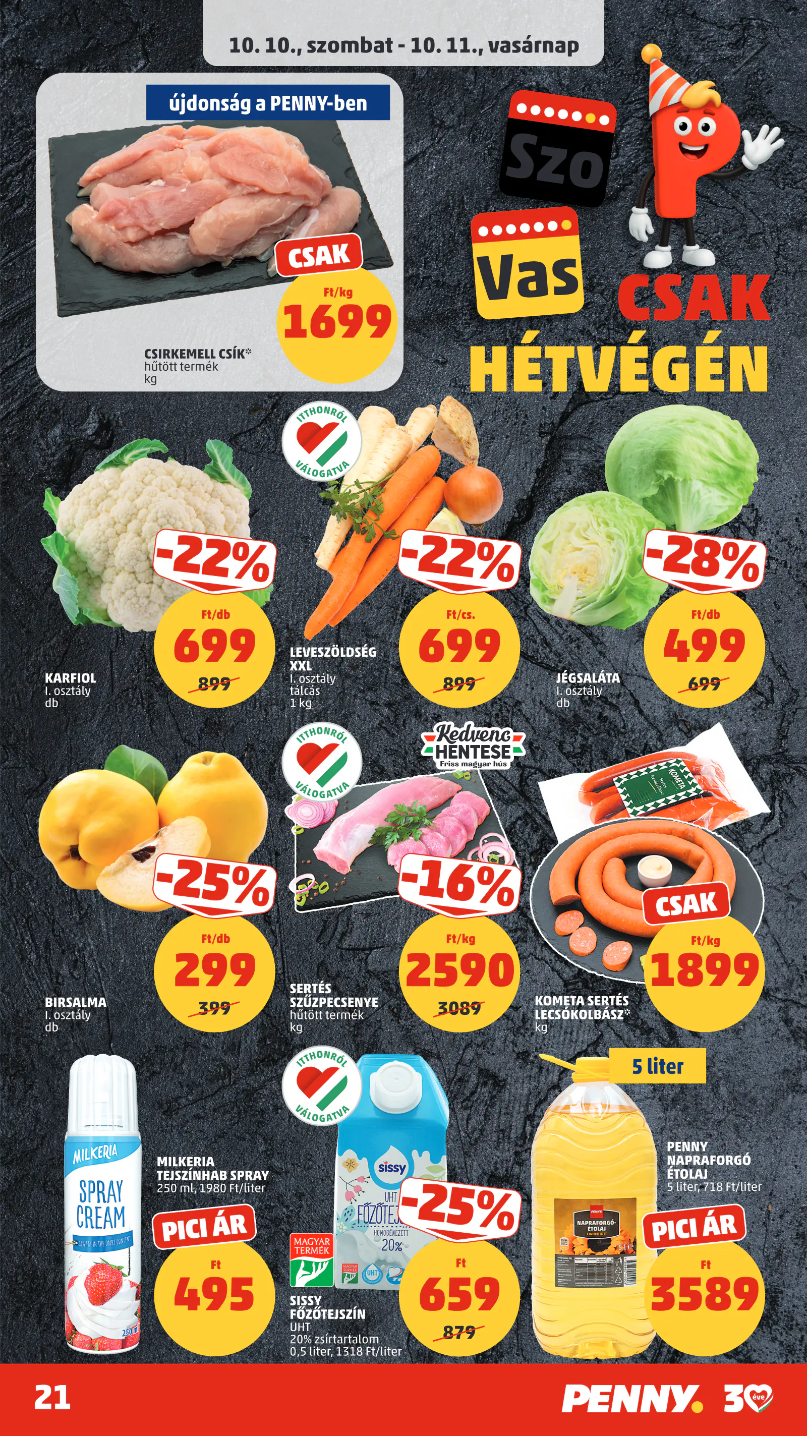 Penny Market 41. heti reklámújság, 25. oldal (okt. 8–14.)