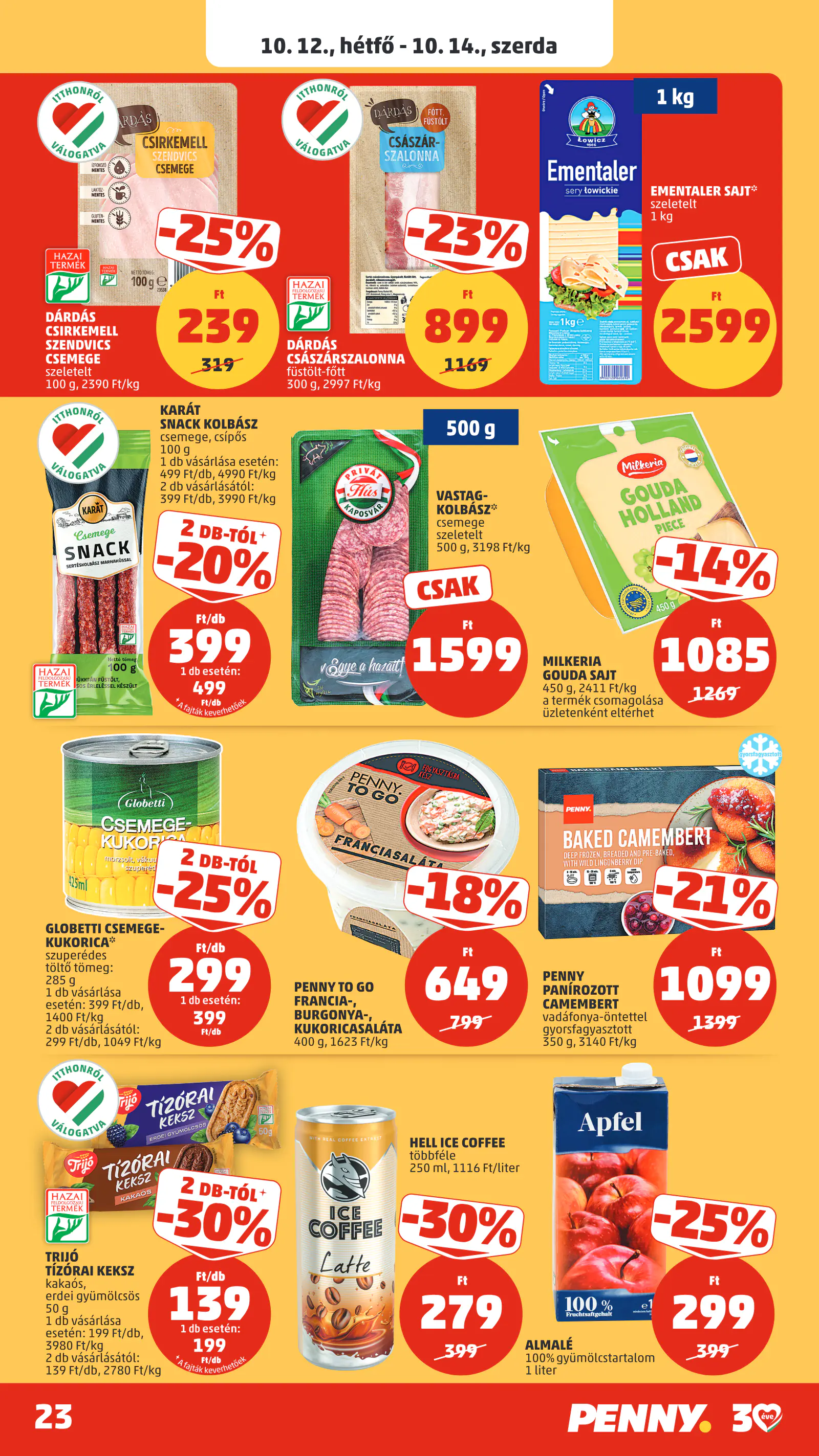 Penny Market 41. heti reklámújság, 27. oldal (okt. 8–14.)