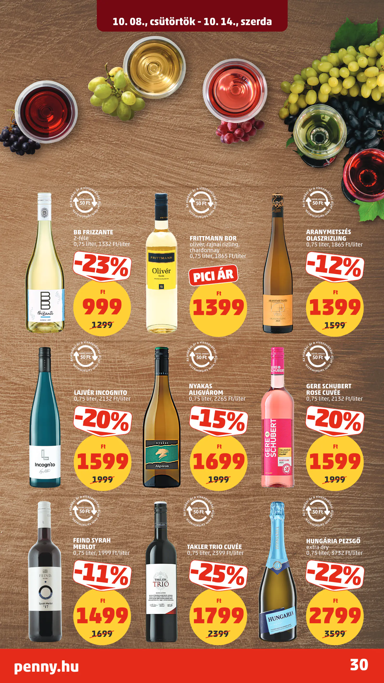 Penny Market 41. heti reklámújság, 34. oldal (okt. 8–14.)