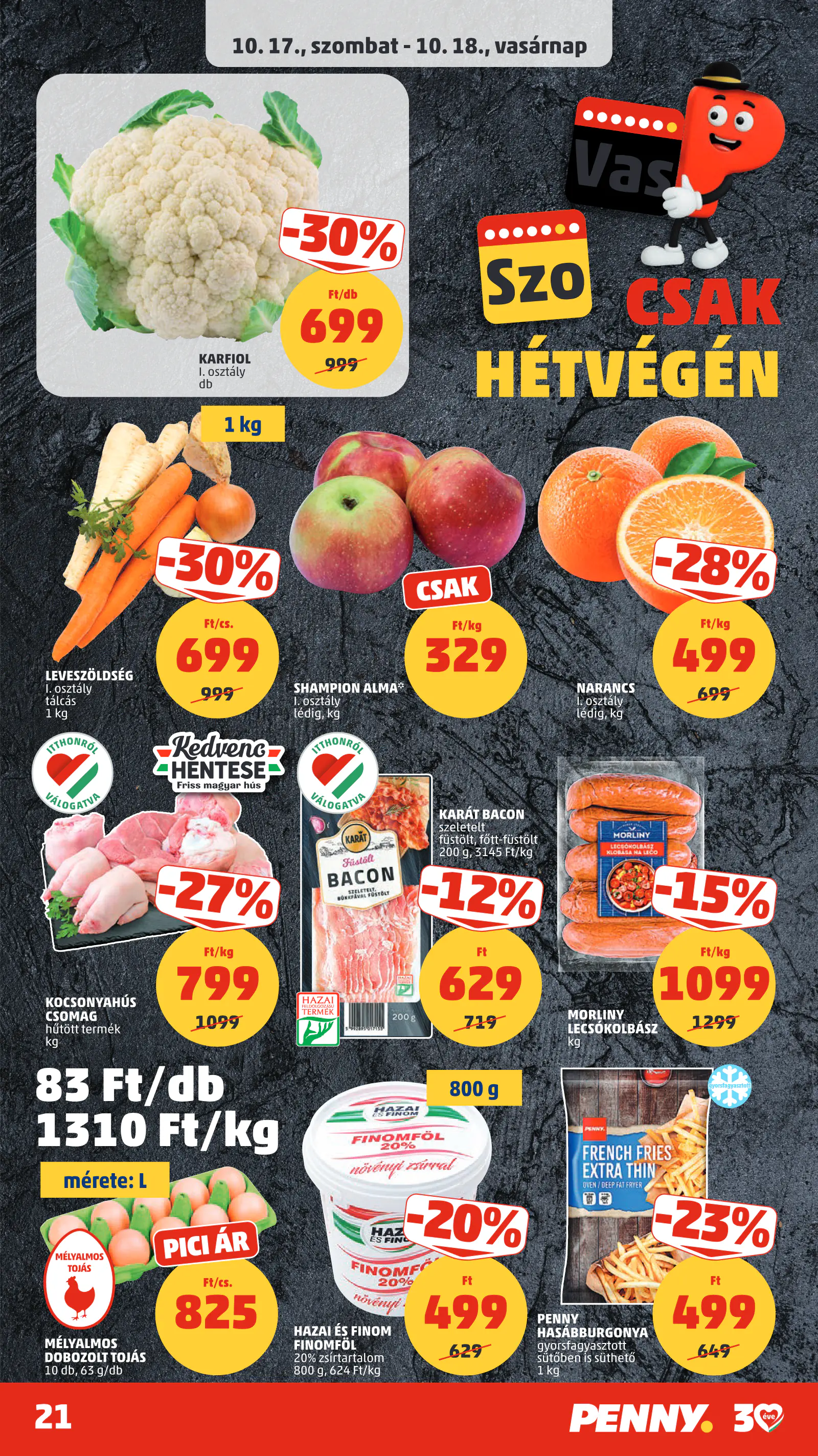 Penny Market 42. heti reklámújság, 26. oldal (okt. 15–21.)