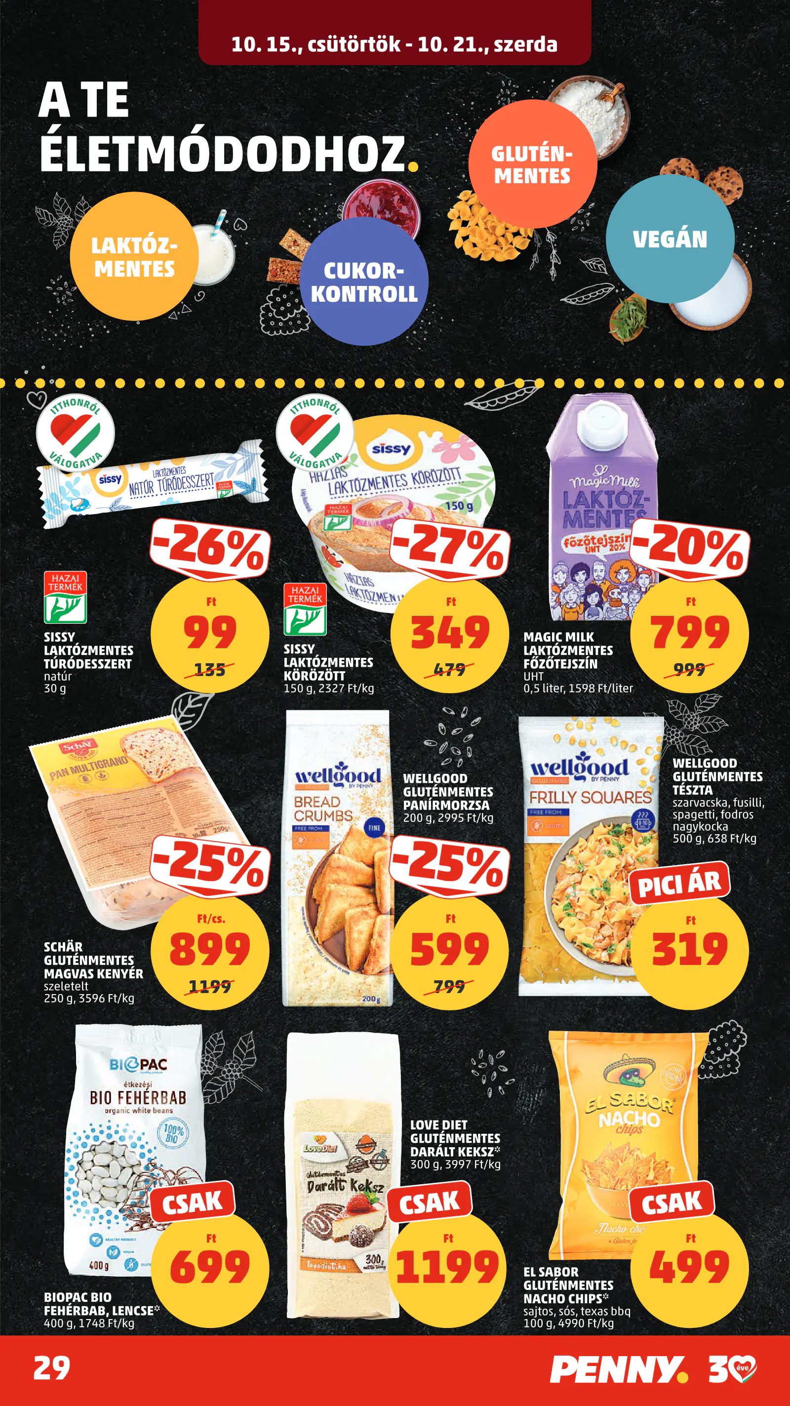 Penny Market 42. heti reklámújság, 34. oldal (okt. 15–21.)