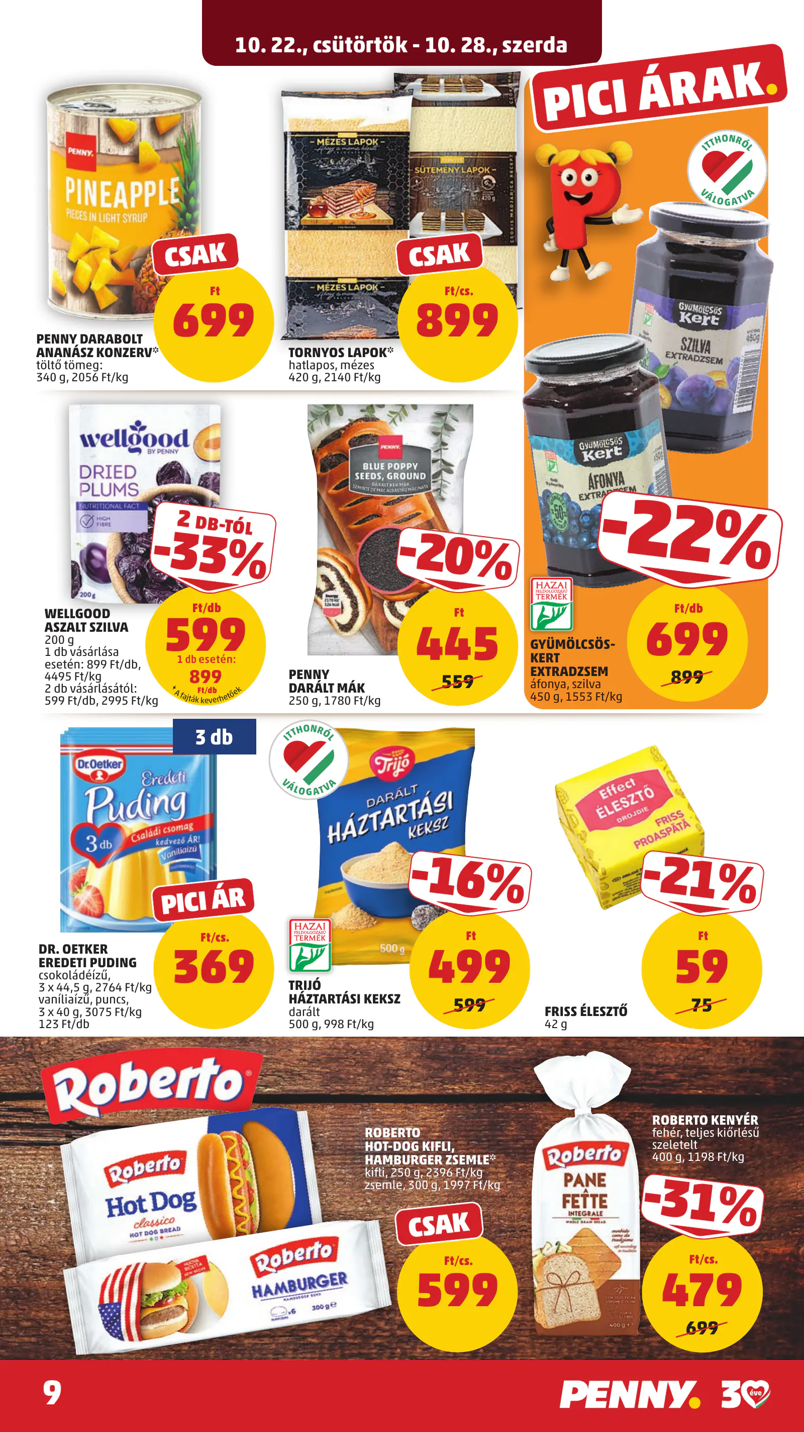 Penny Market 43. heti reklámújság, 11. oldal (okt. 22–28.)
