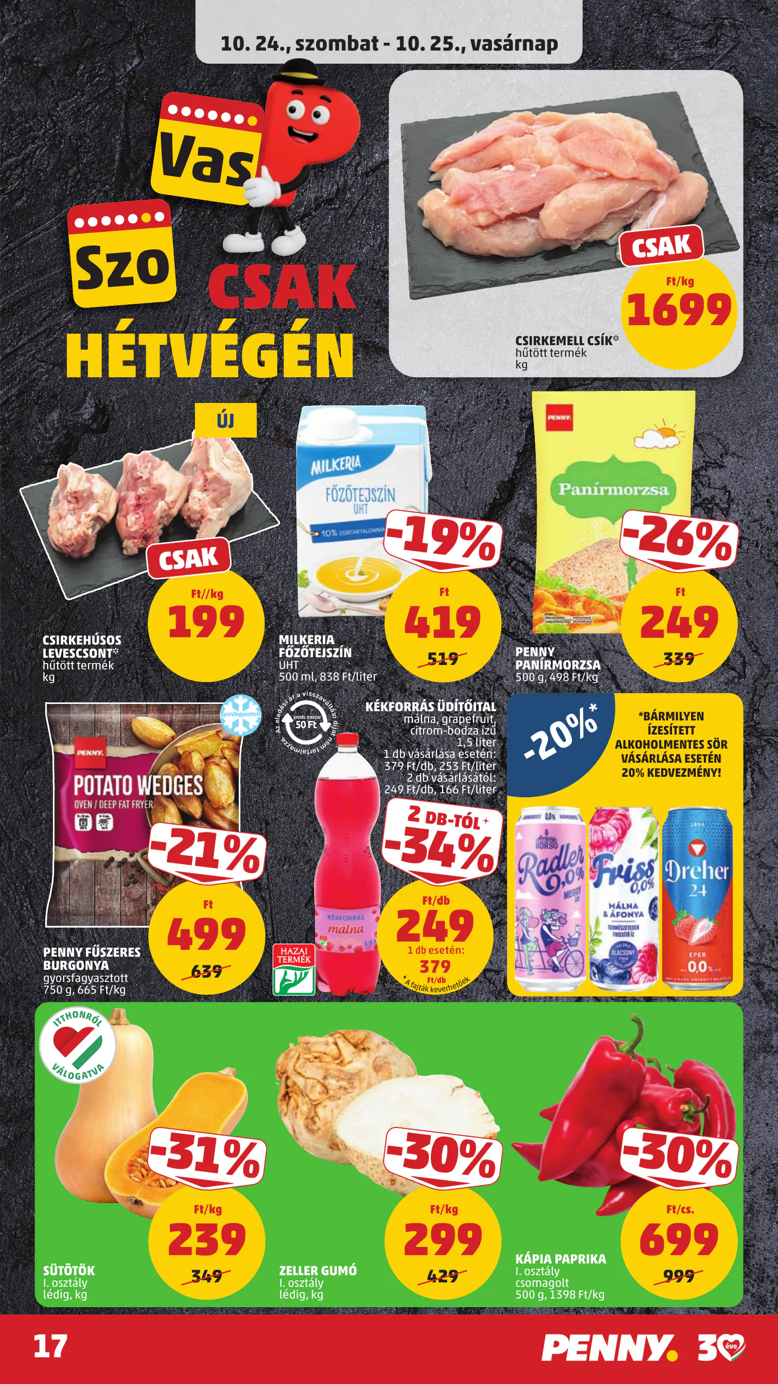 Penny Market 43. heti reklámújság, 21. oldal (okt. 22–28.)