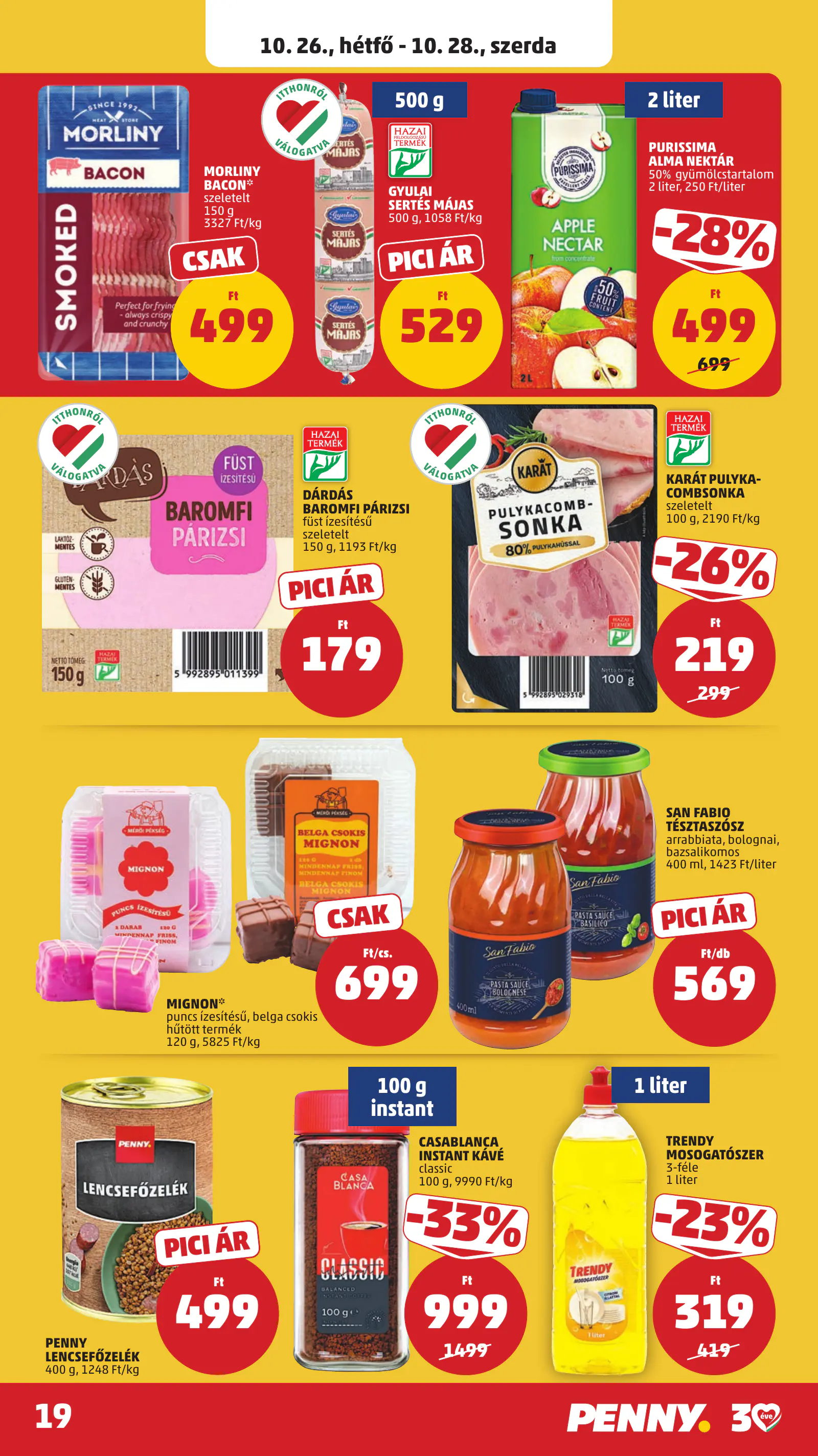 Penny Market 43. heti reklámújság, 23. oldal (okt. 22–28.)