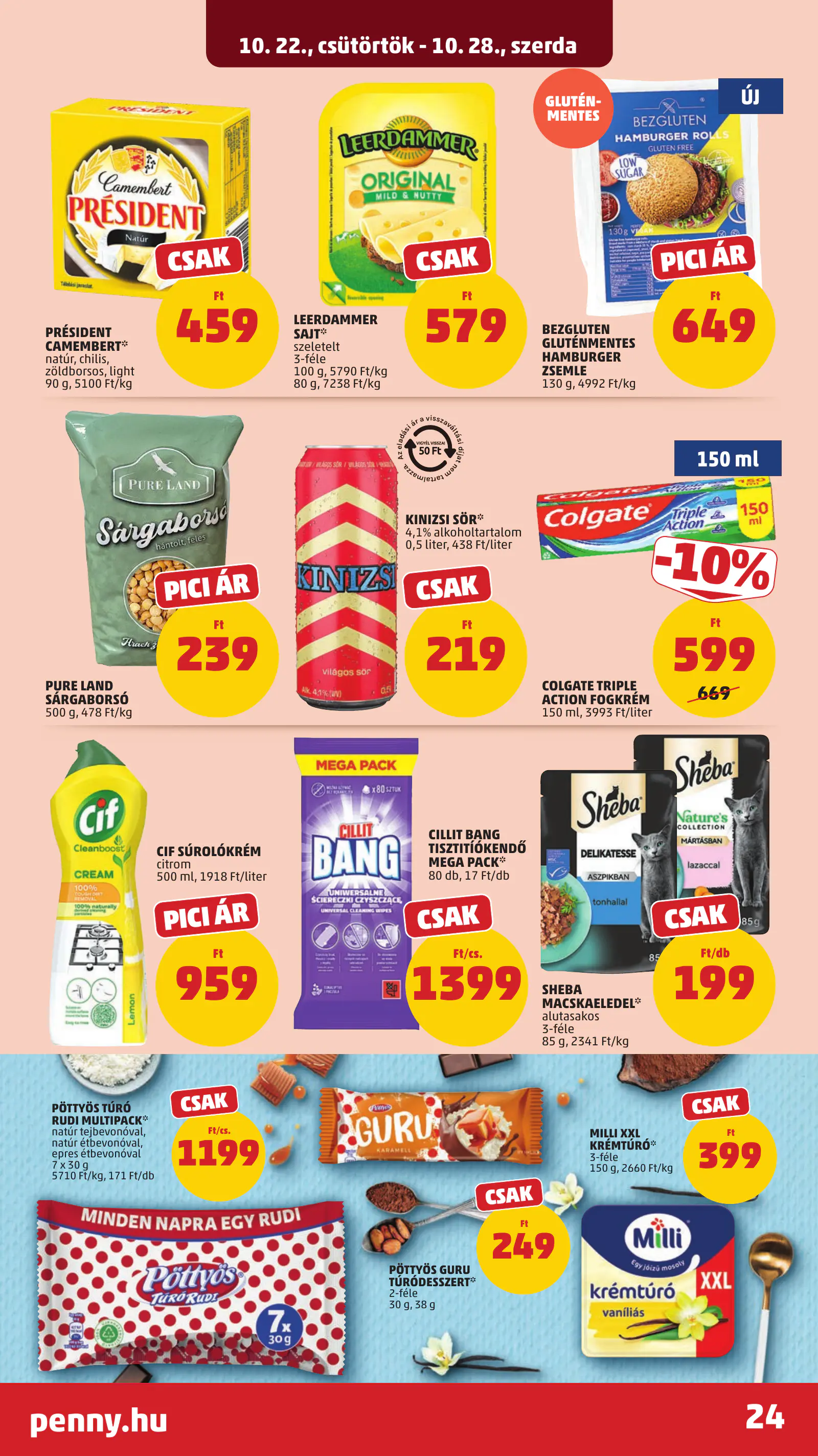 Penny Market 43. heti reklámújság, 29. oldal (okt. 22–28.)