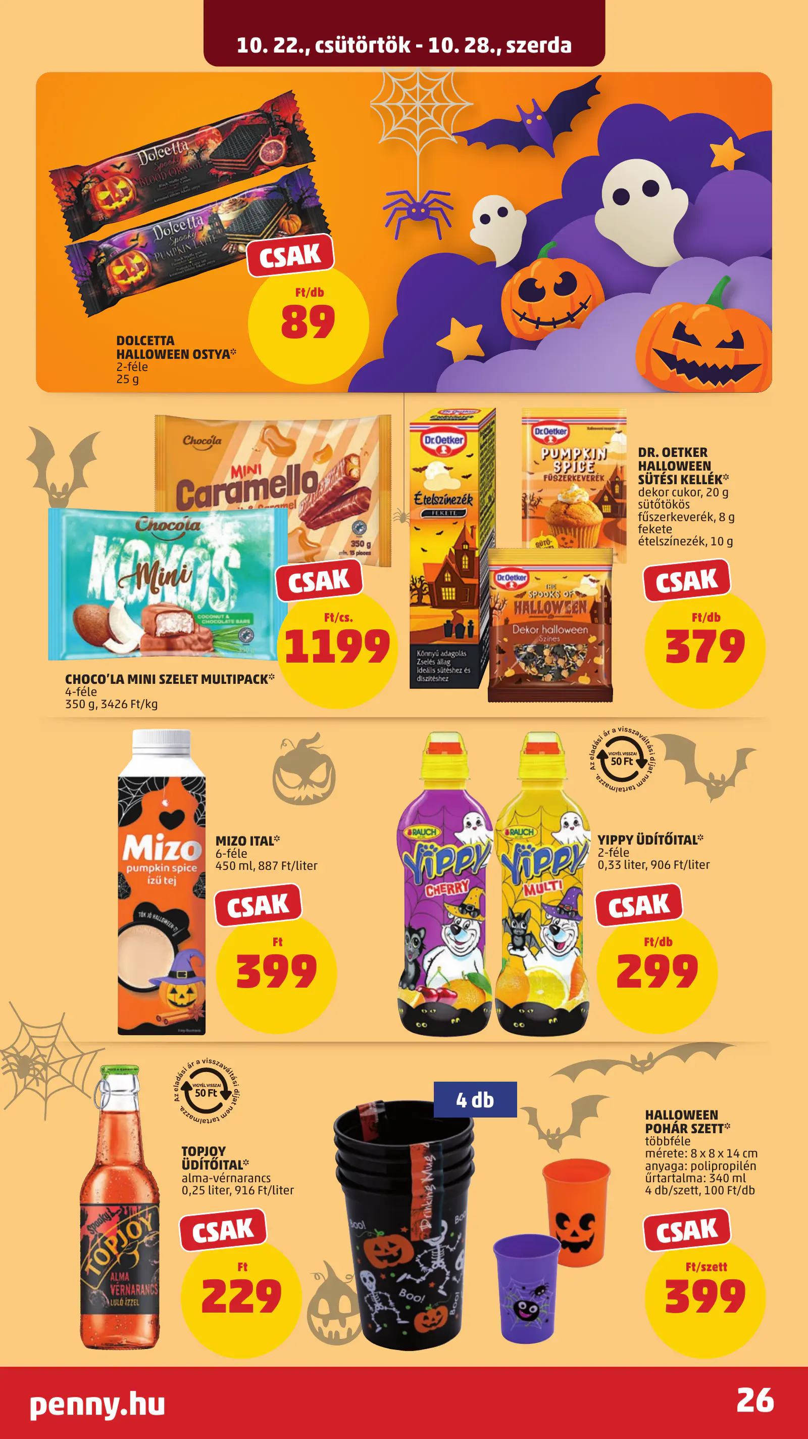 Penny Market 43. heti reklámújság, 31. oldal (okt. 22–28.)