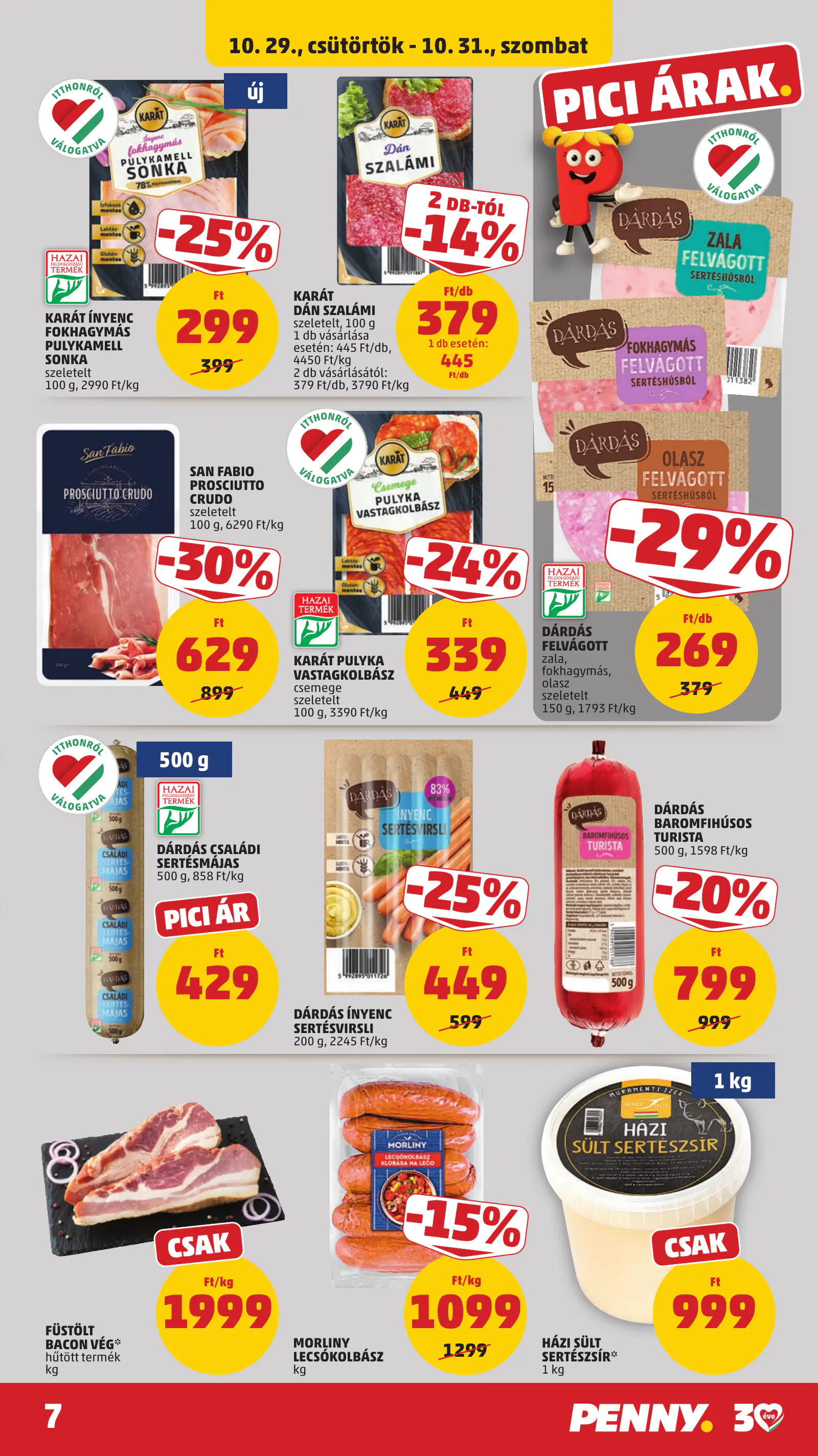 Penny Market 44. heti reklámújság, 9. oldal (okt. 29. – nov. 4.)