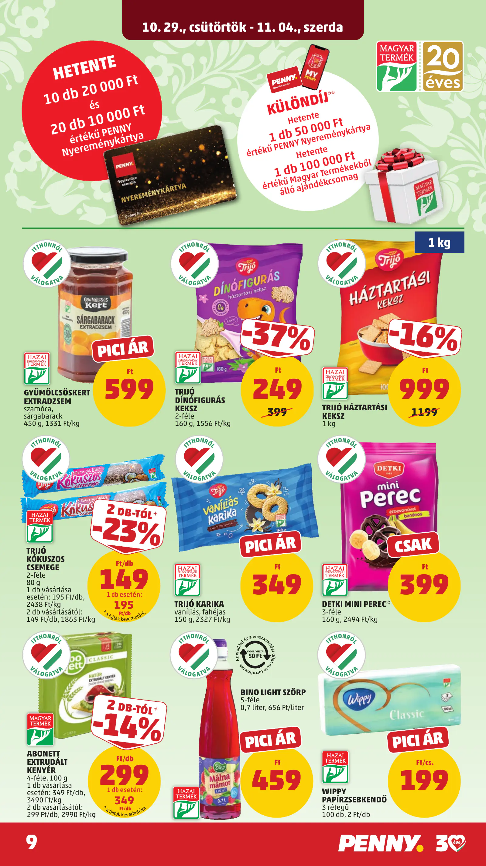 Penny Market 44. heti reklámújság, 11. oldal (okt. 29. – nov. 4.)