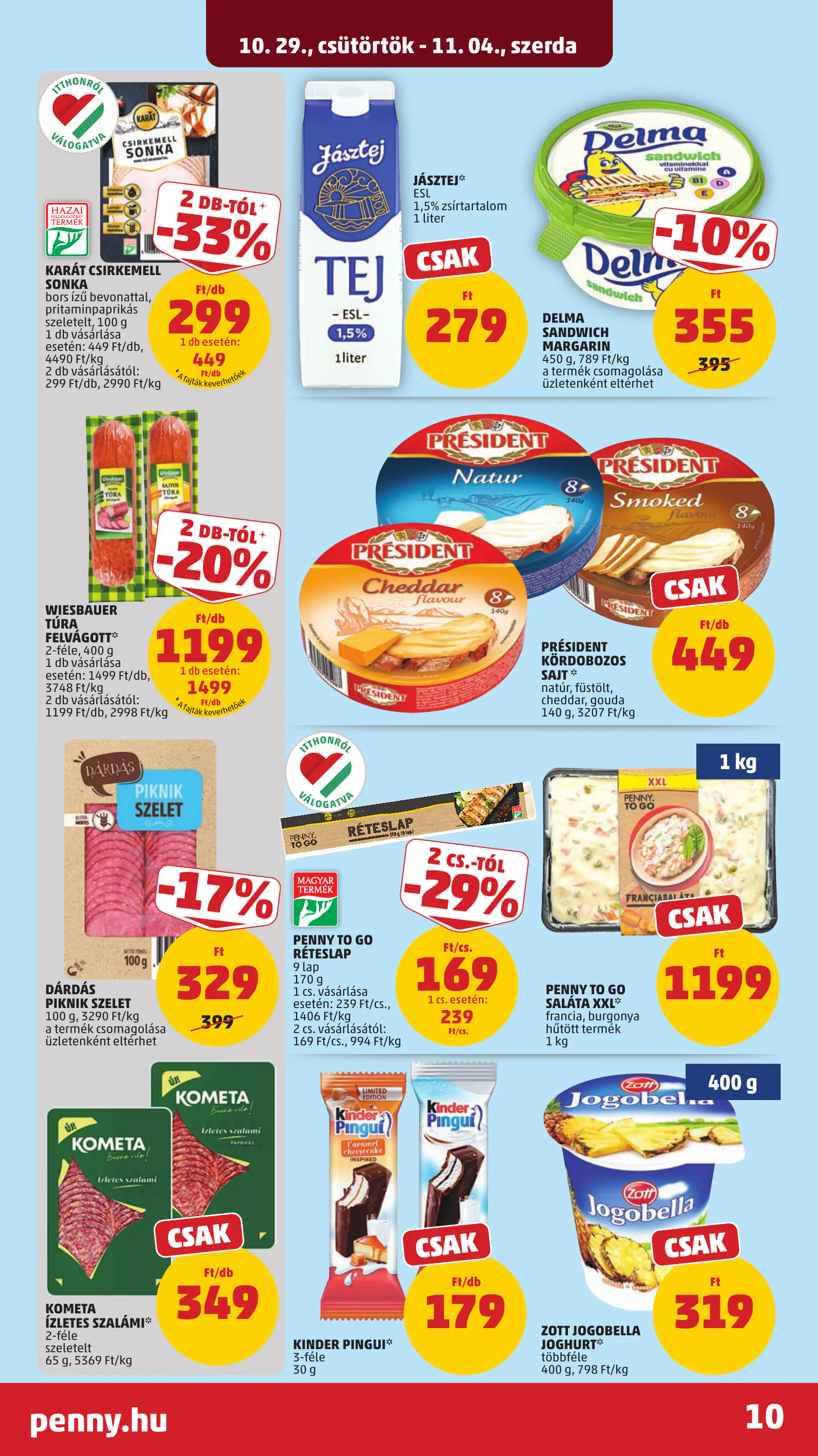 Penny Market 44. heti reklámújság, 14. oldal (okt. 29. – nov. 4.)