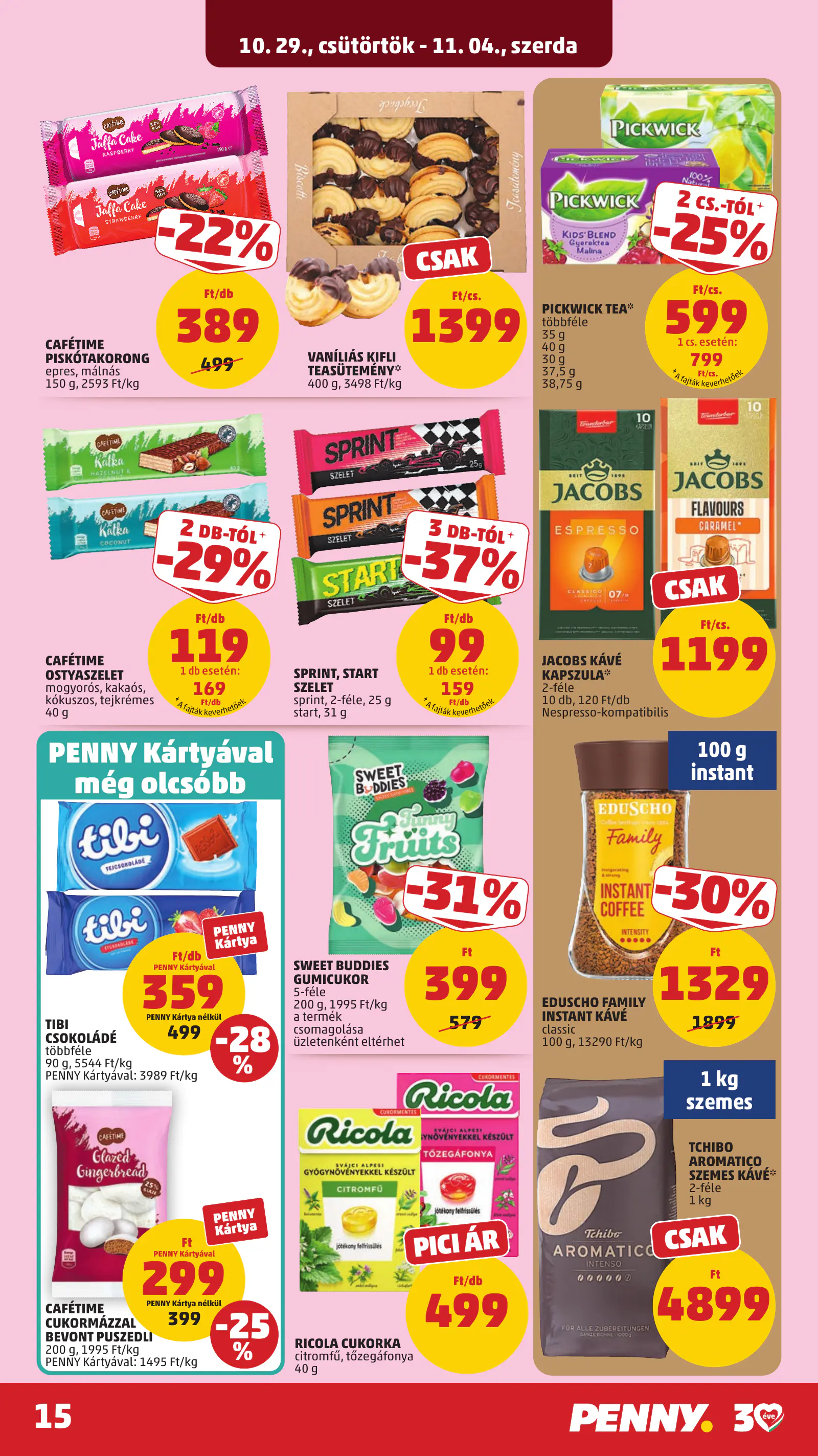 Penny Market 44. heti reklámújság, 19. oldal (okt. 29. – nov. 4.)