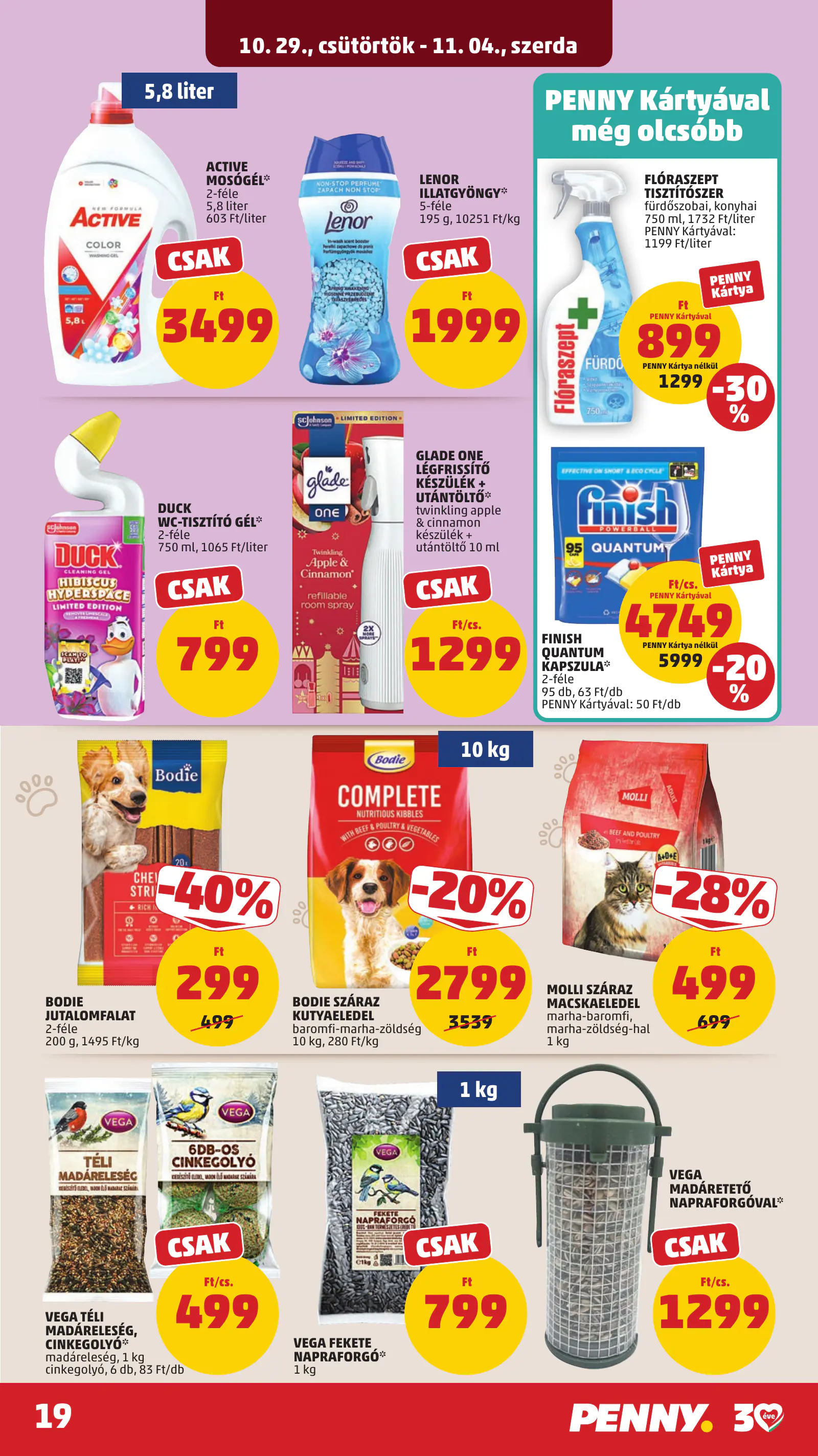 Penny Market 44. heti reklámújság, 23. oldal (okt. 29. – nov. 4.)