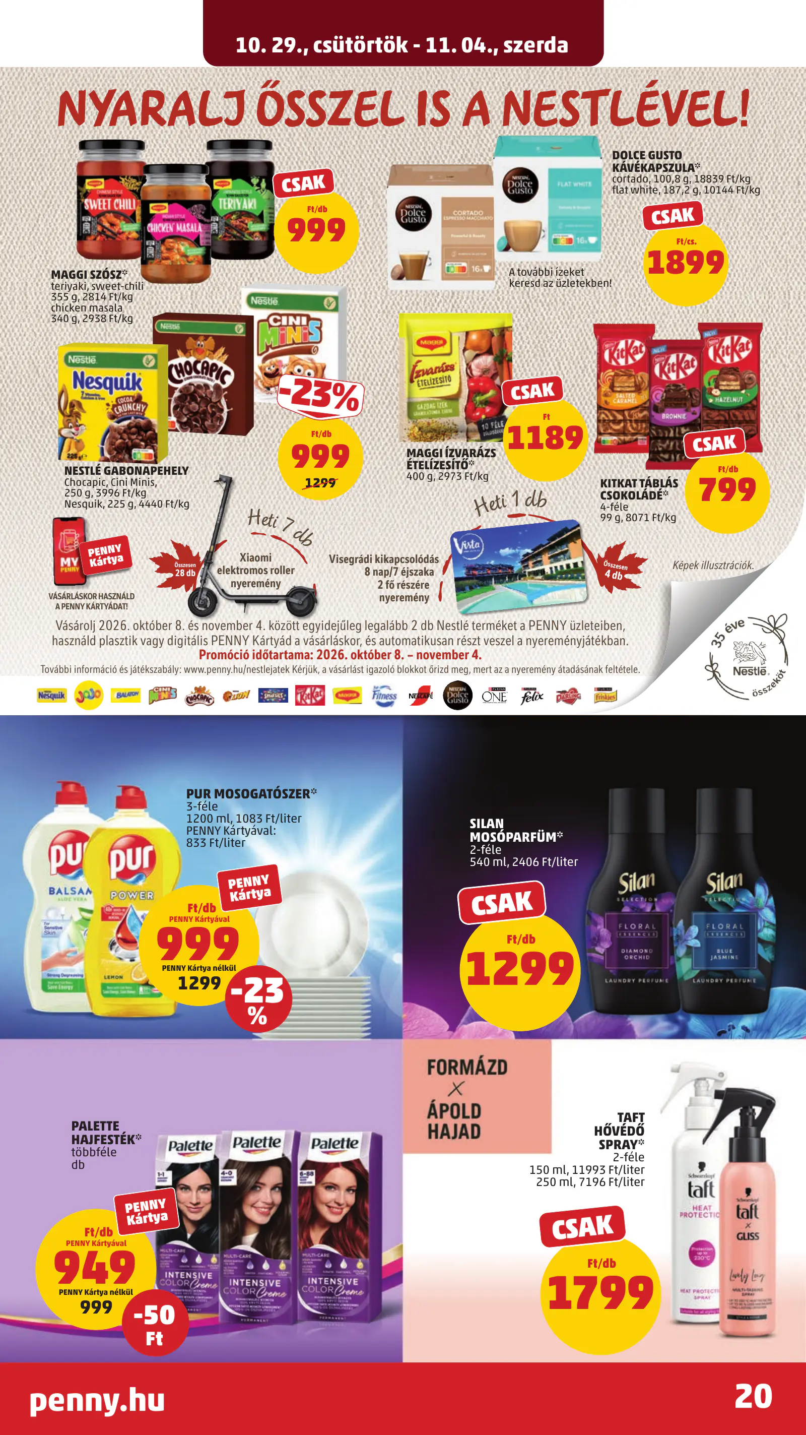 Penny Market 44. heti reklámújság, 24. oldal (okt. 29. – nov. 4.)