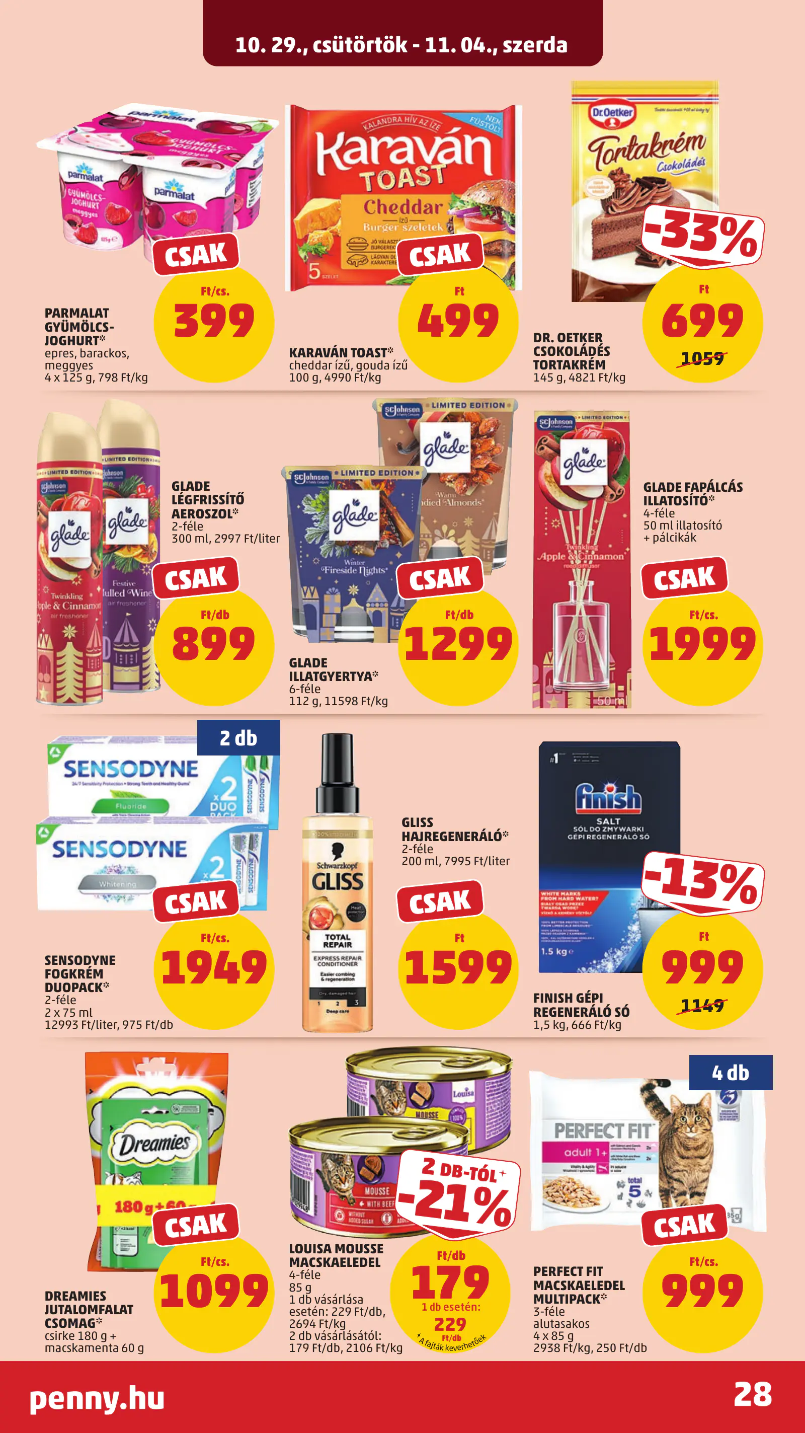 Penny Market 44. heti reklámújság, 32. oldal (okt. 29. – nov. 4.)