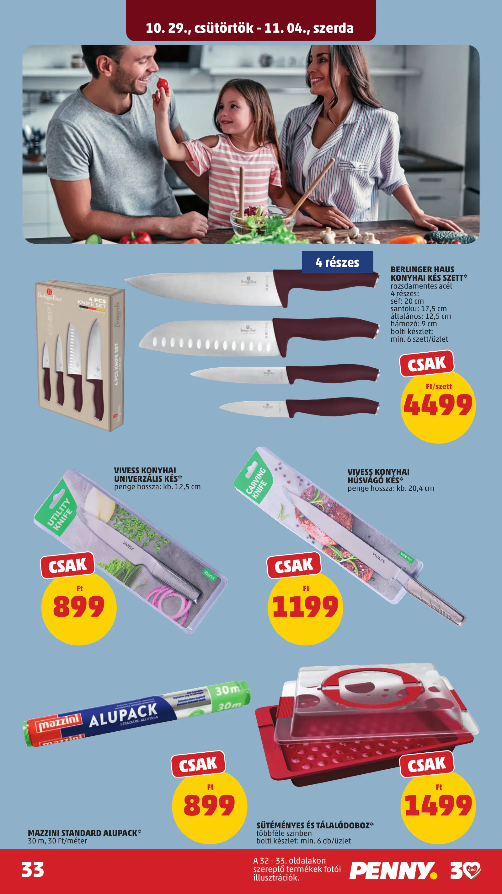 Penny Market 44. heti reklámújság, 37. oldal (okt. 29. – nov. 4.)