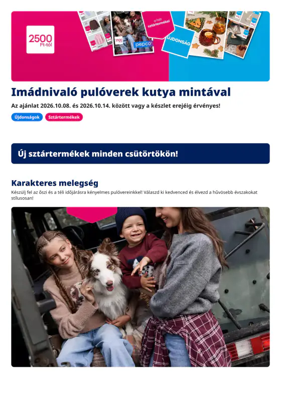 Pepco akciós újság – okt. 8–14.