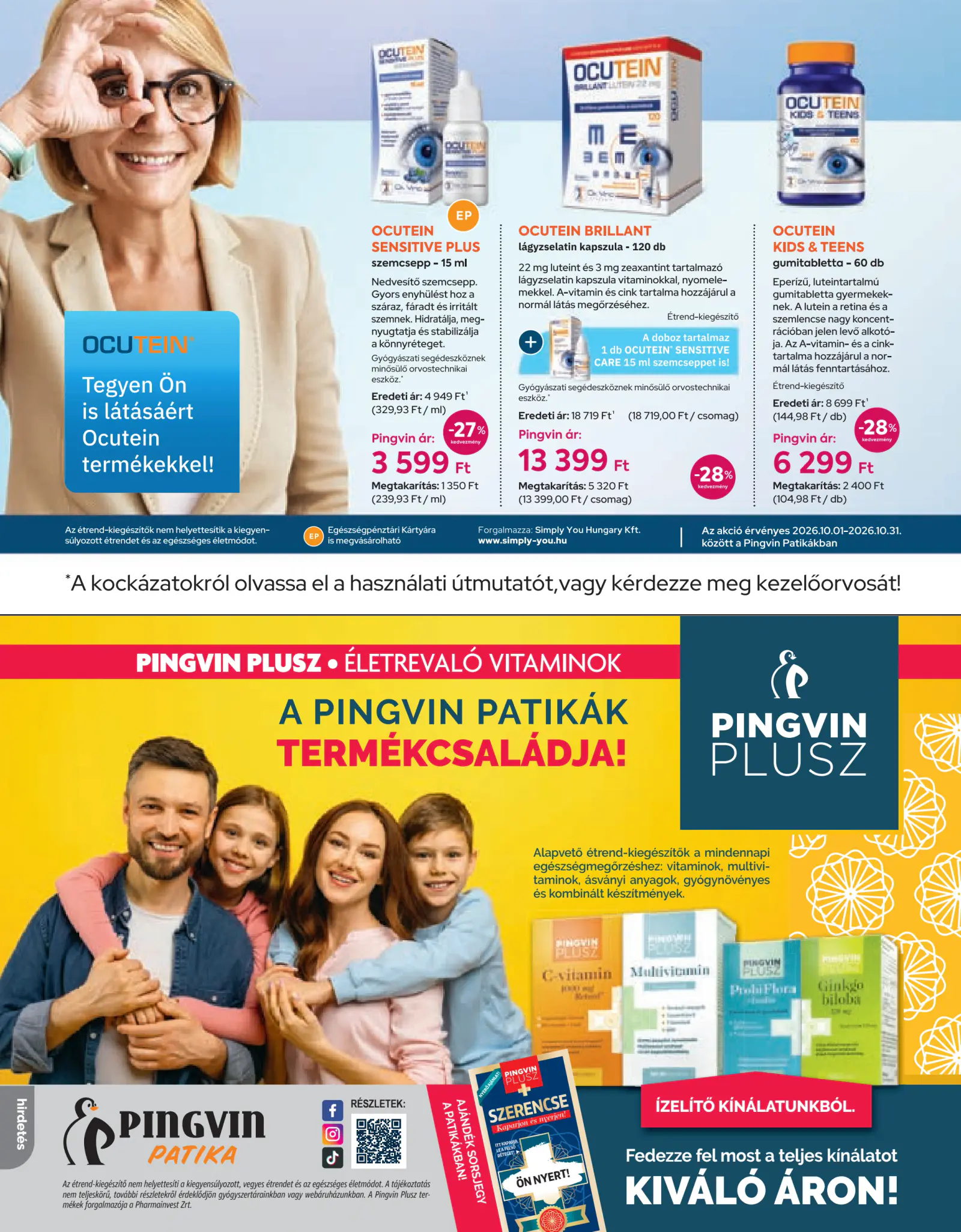 Pingvin Patika magazin, 26. oldal (okt. 1–31.)