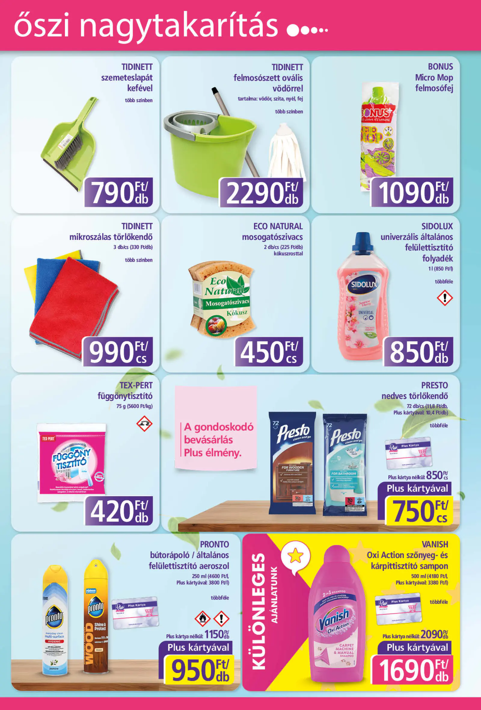 Plus Market akciós újság, 3. oldal (okt. 8–17.)