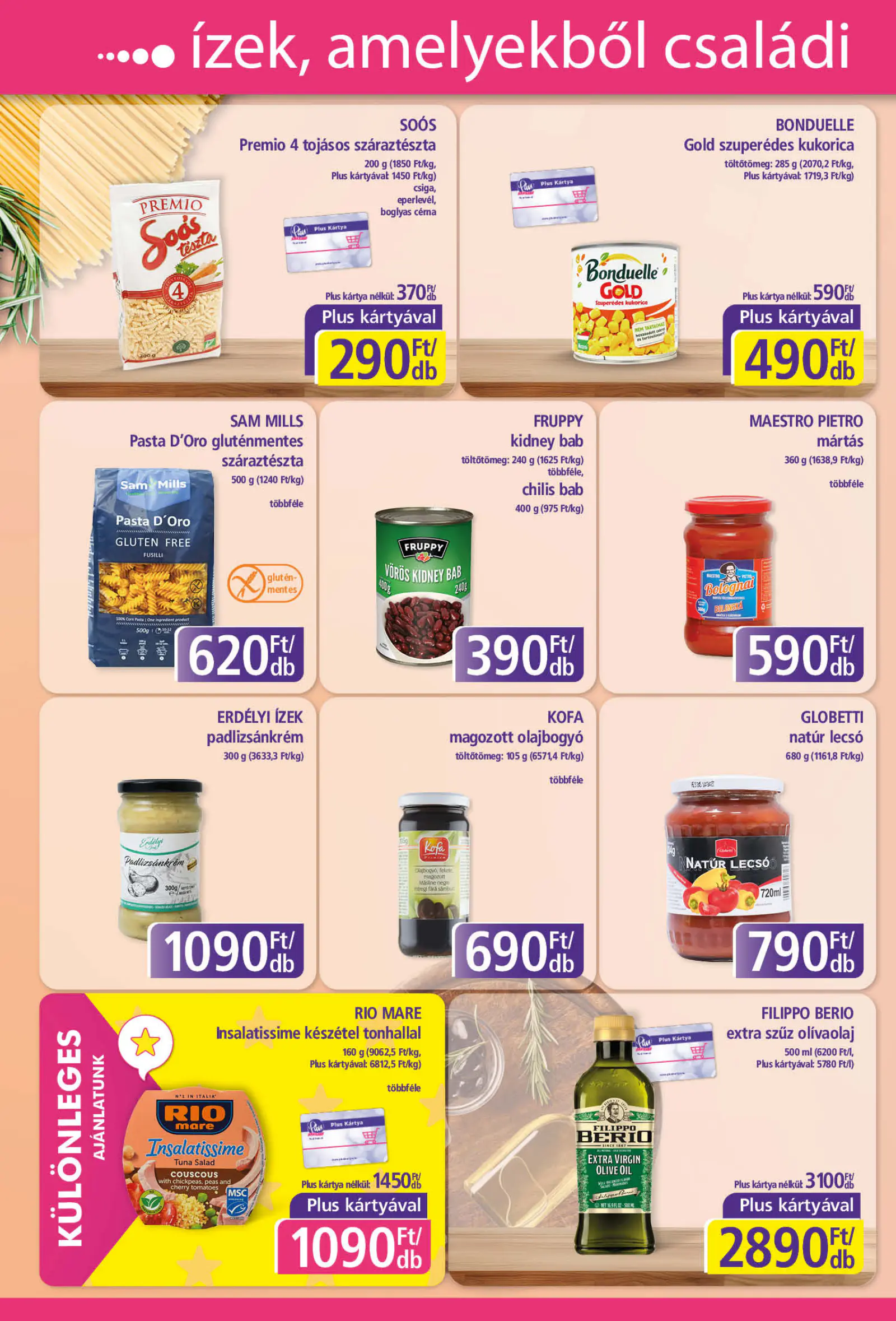 Plus Market akciós újság, 6. oldal (okt. 22–31.)