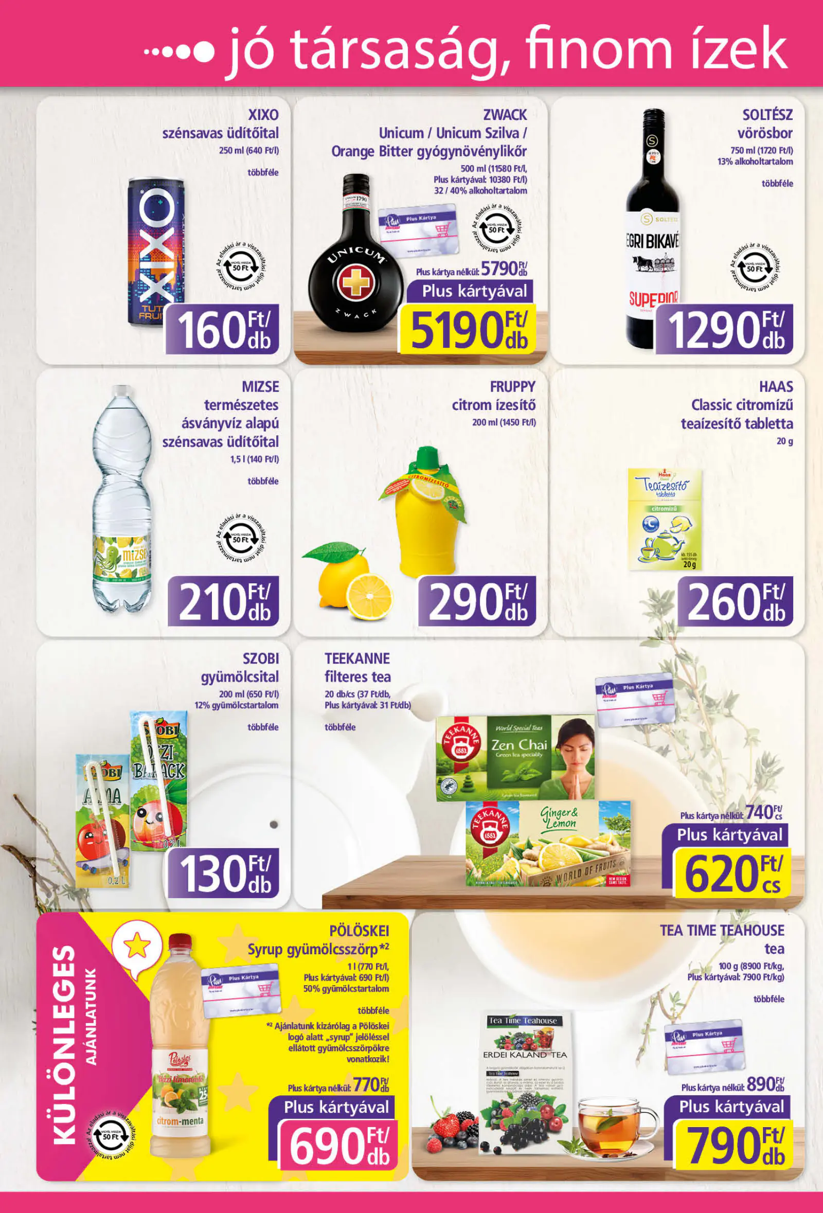 Plus Market akciós újság, 8. oldal (okt. 22–31.)