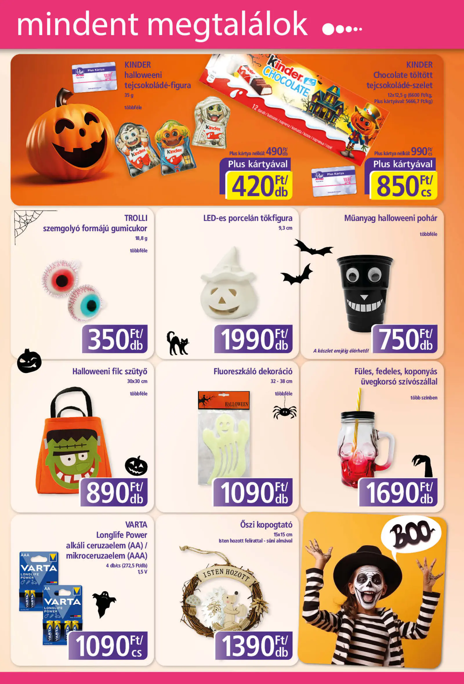 Plus Market akciós újság, 11. oldal (okt. 22–31.)