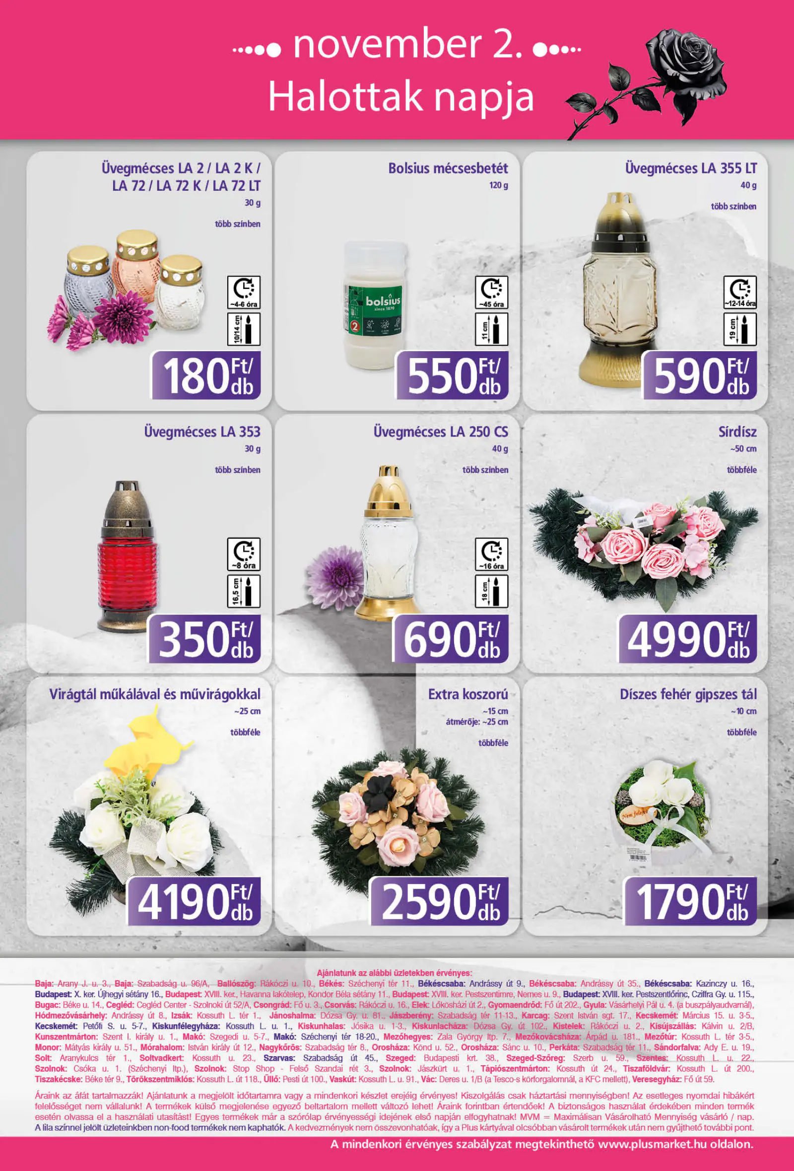 Plus Market akciós újság, 12. oldal (okt. 22–31.)