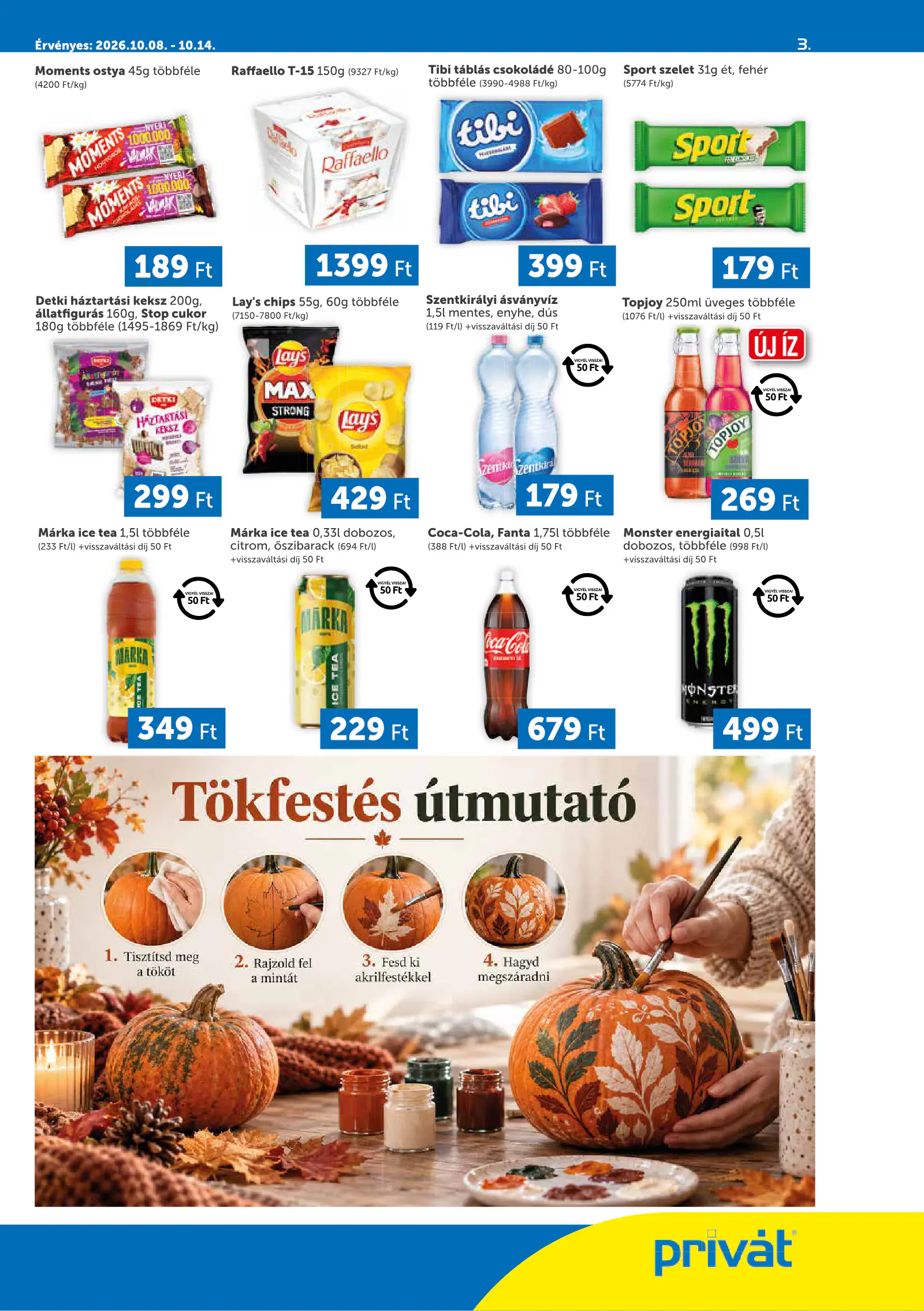 Privát Élelmiszer Déli vármegyék, 3. oldal (okt. 8–14.)