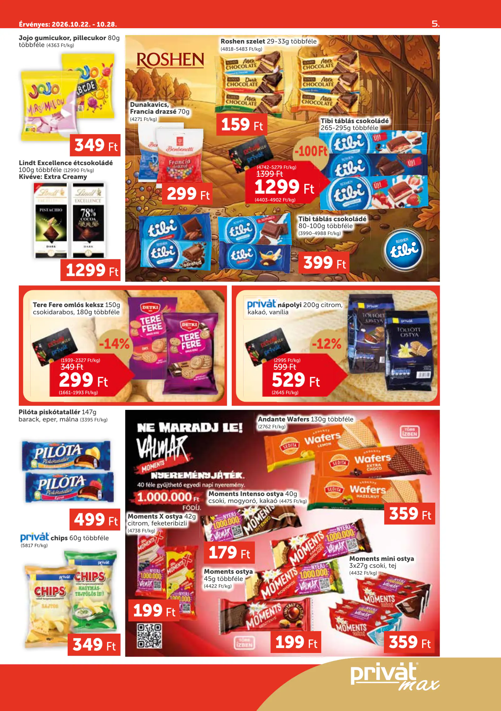 Privát Élelmiszer Privát Market, 5. oldal (okt. 22–28.)