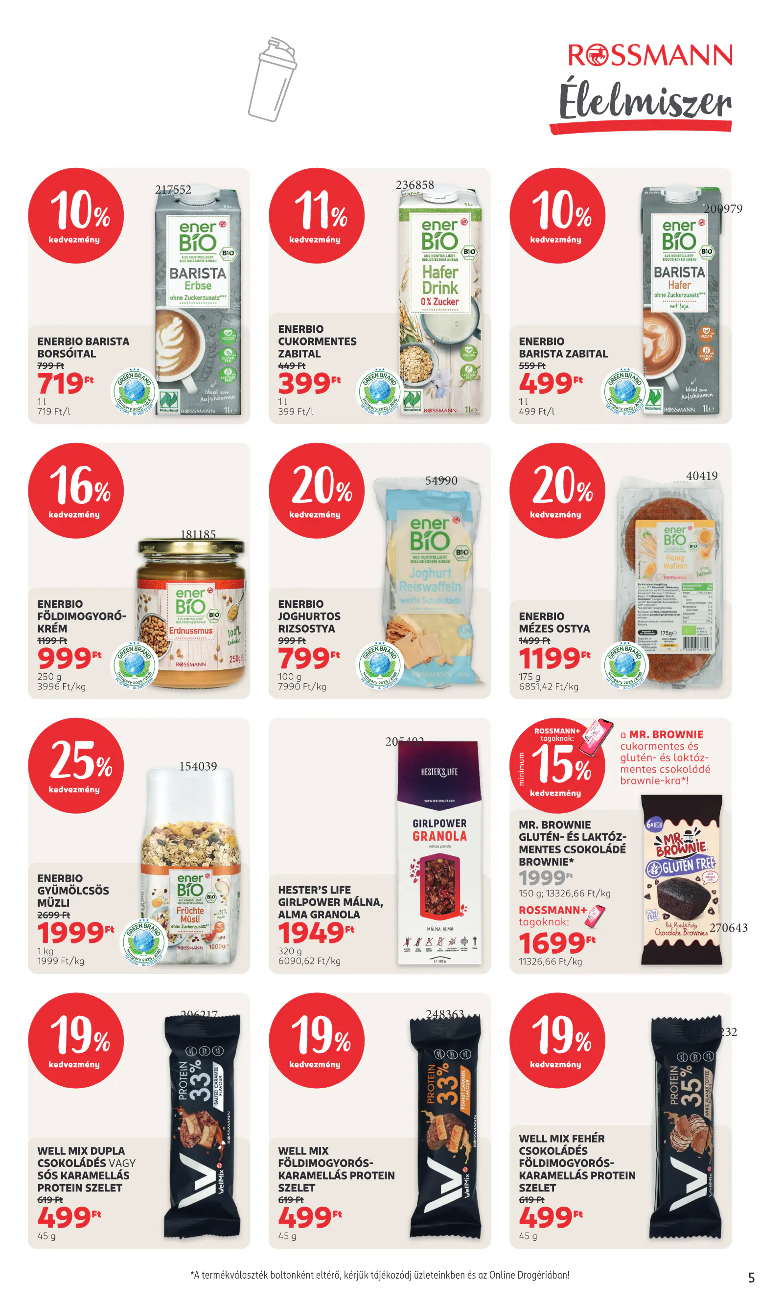 Rossmann magazin, 5. oldal (okt. 12–18.)