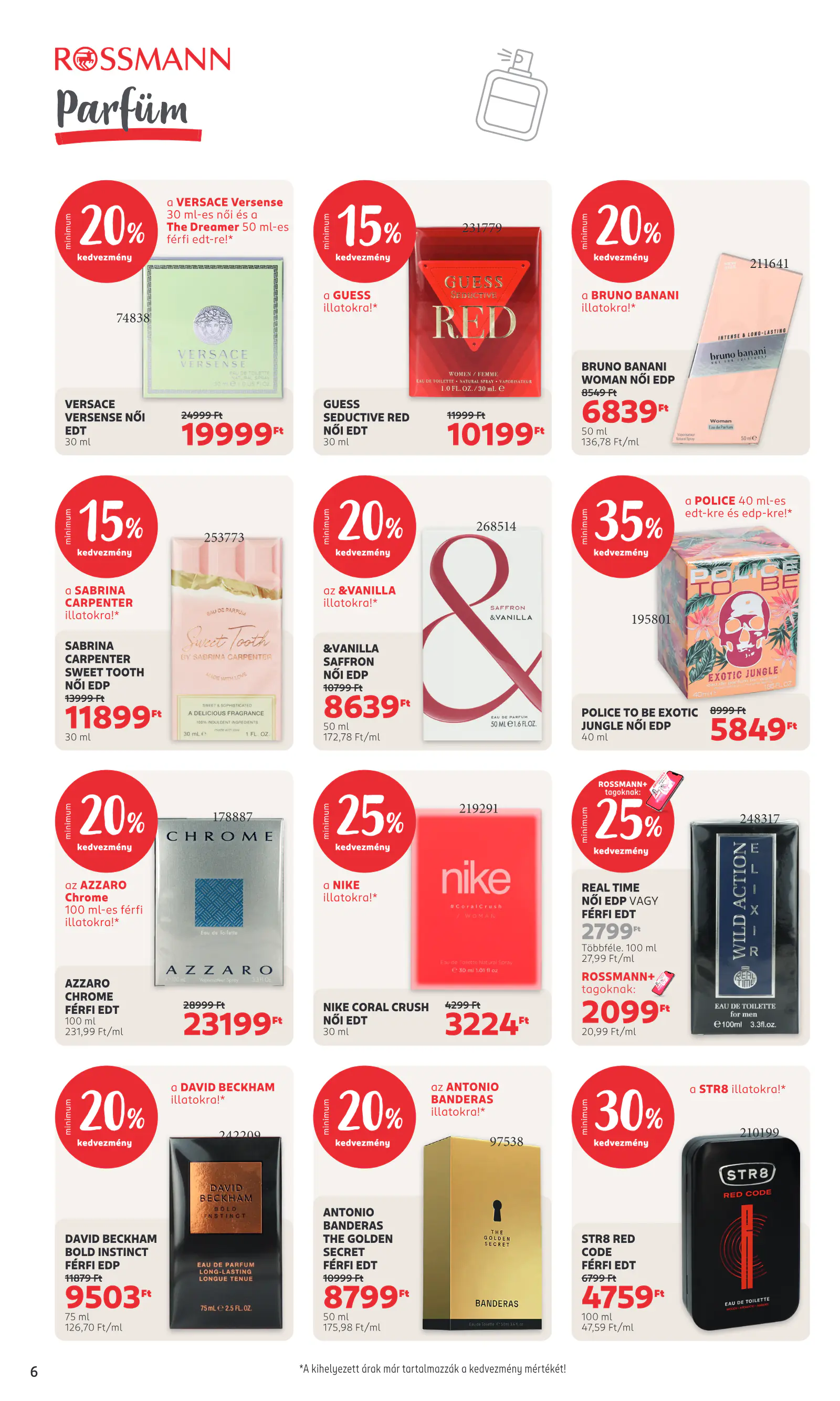Rossmann magazin, 8. oldal (okt. 12–18.)