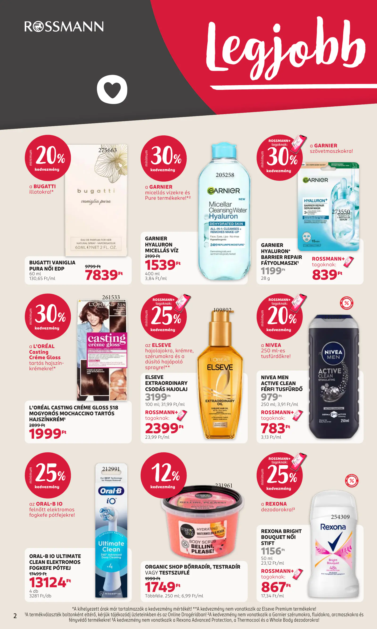 Rossmann magazin, 2. oldal (okt. 19–30.)