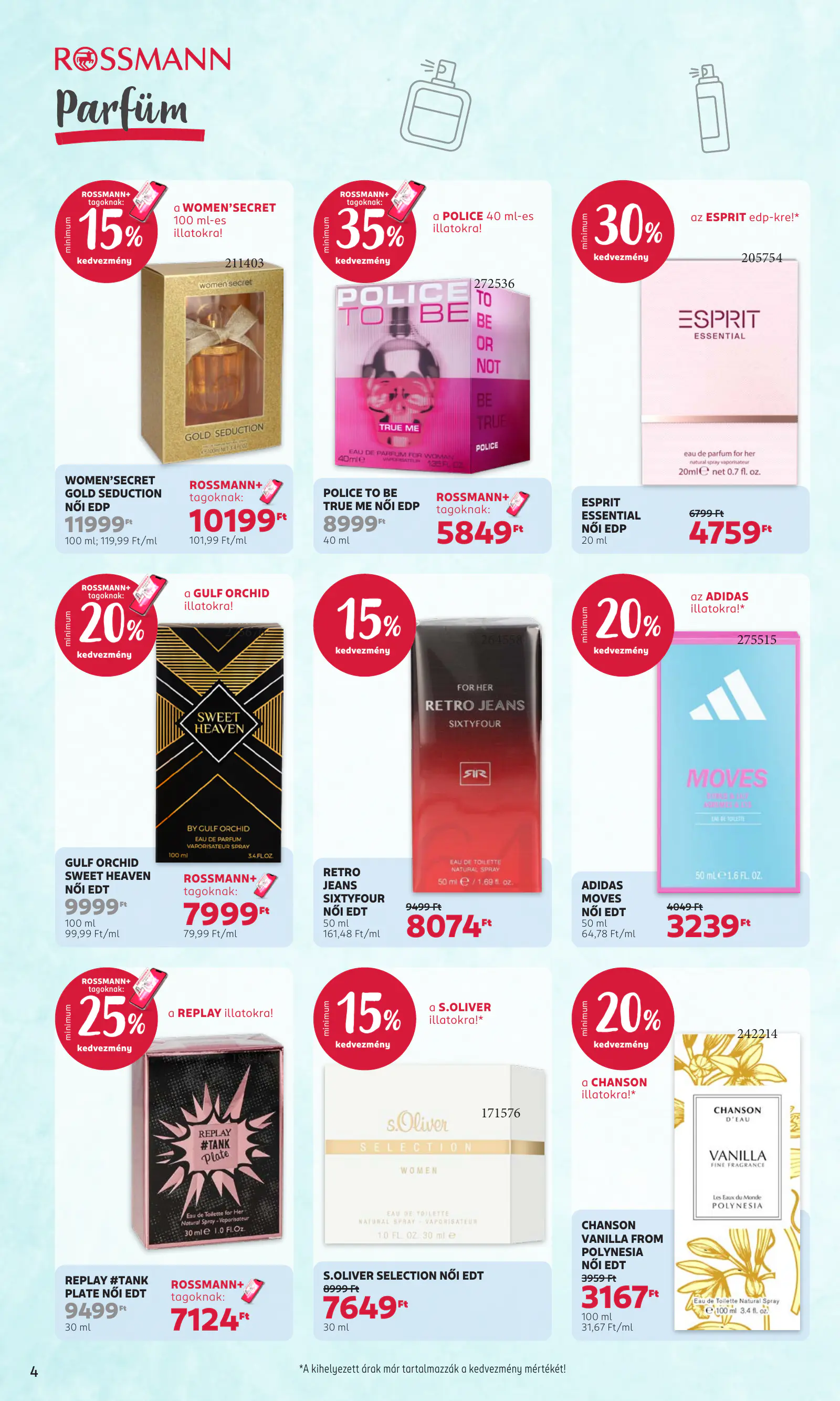 Rossmann magazin, 4. oldal (okt. 19–30.)
