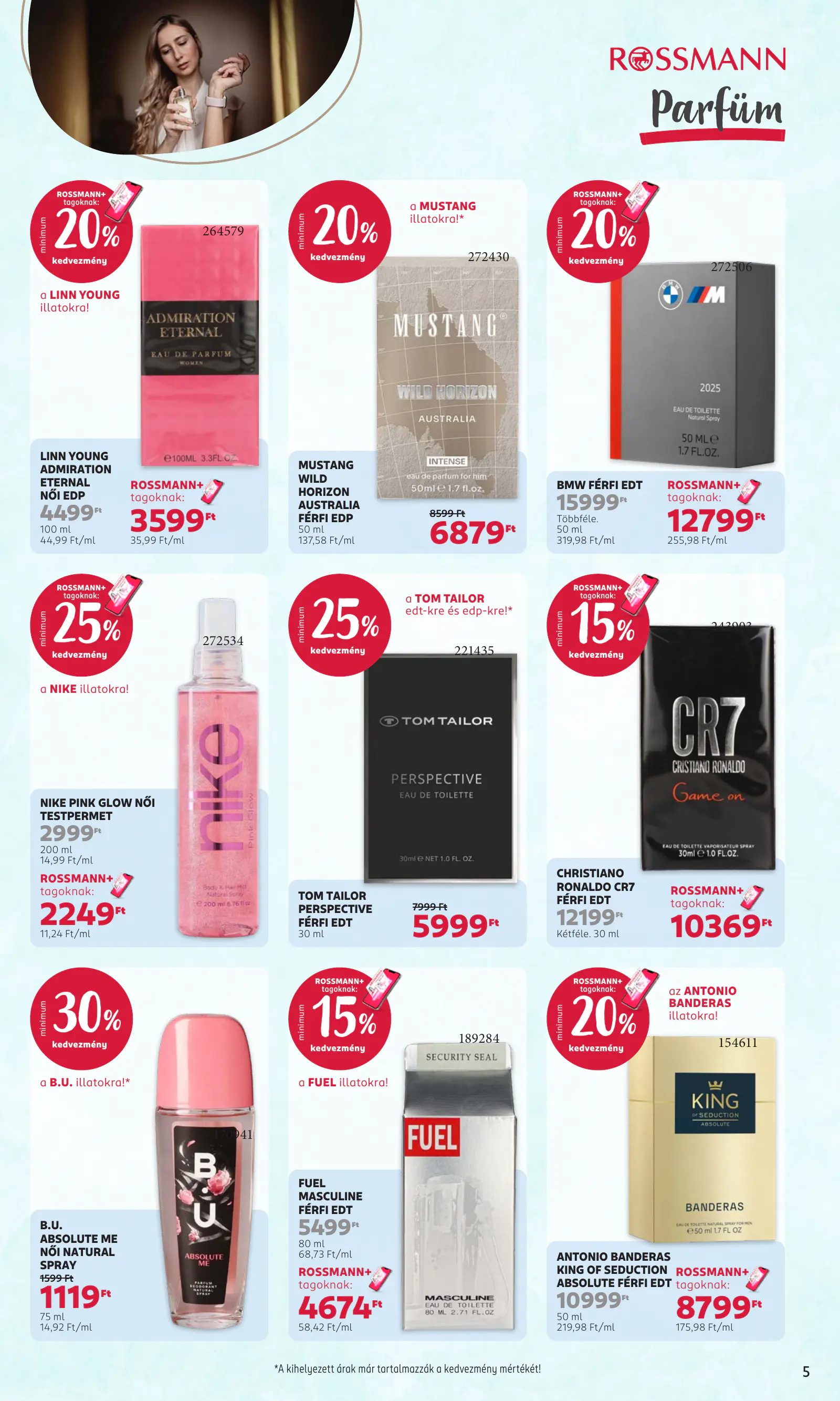 Rossmann magazin, 5. oldal (okt. 19–30.)